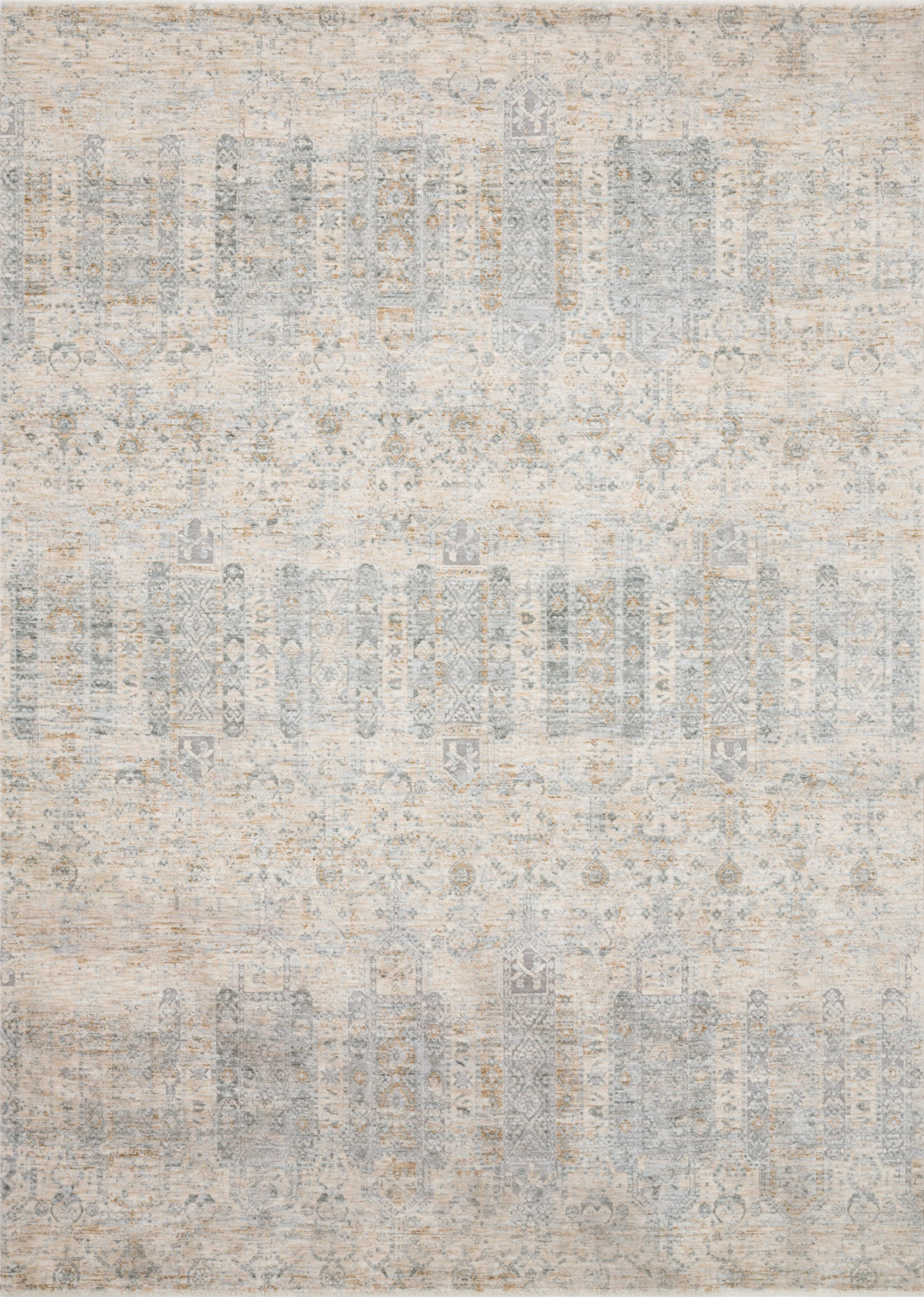 Loloi Rugs Pandora Collection Rug in Ivory, Mist - 11'6