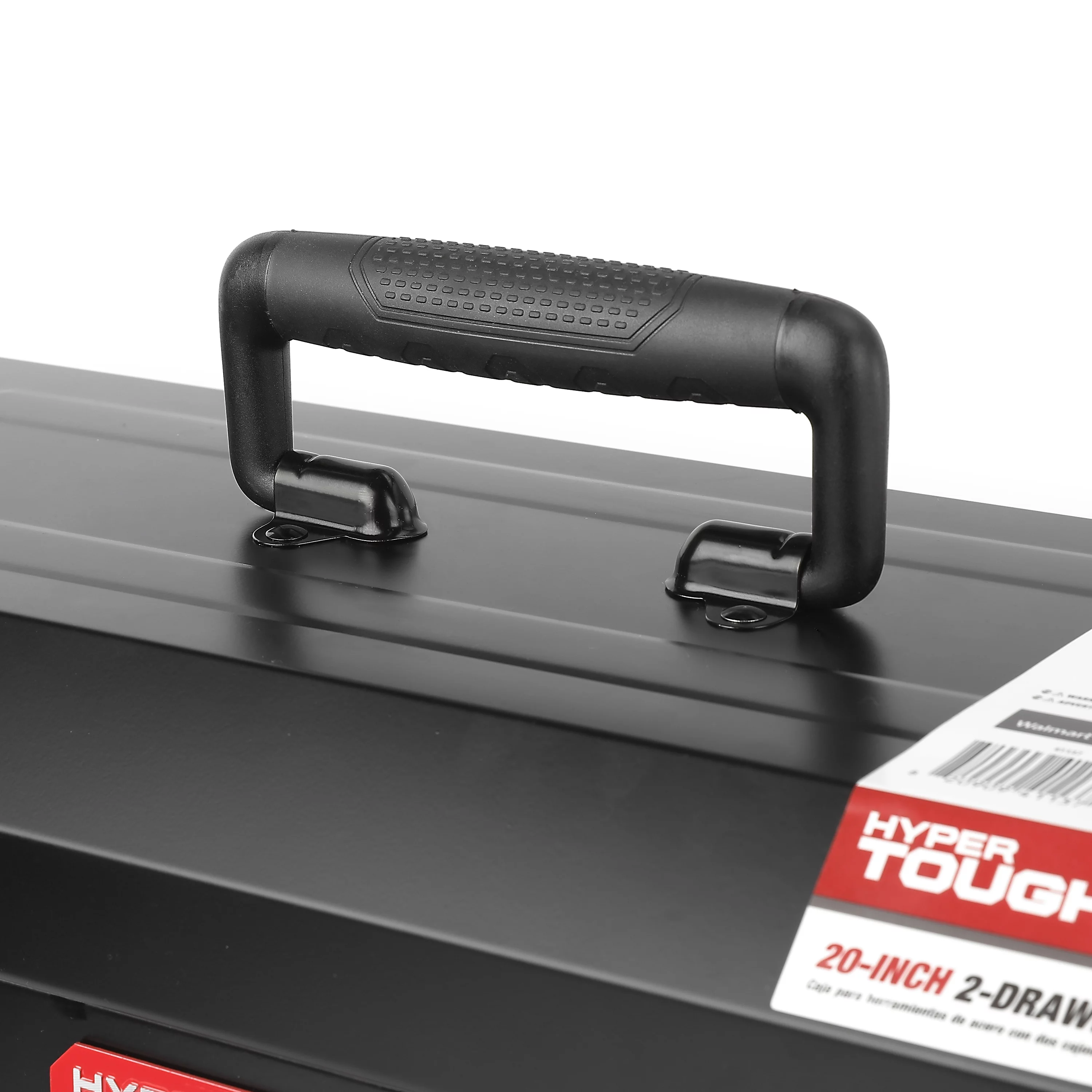 Hyper Tough 20-inch 2-Drawer Tool Box, Tool Chest with Flip-up Lid, Black, Steel - Inhomebuy