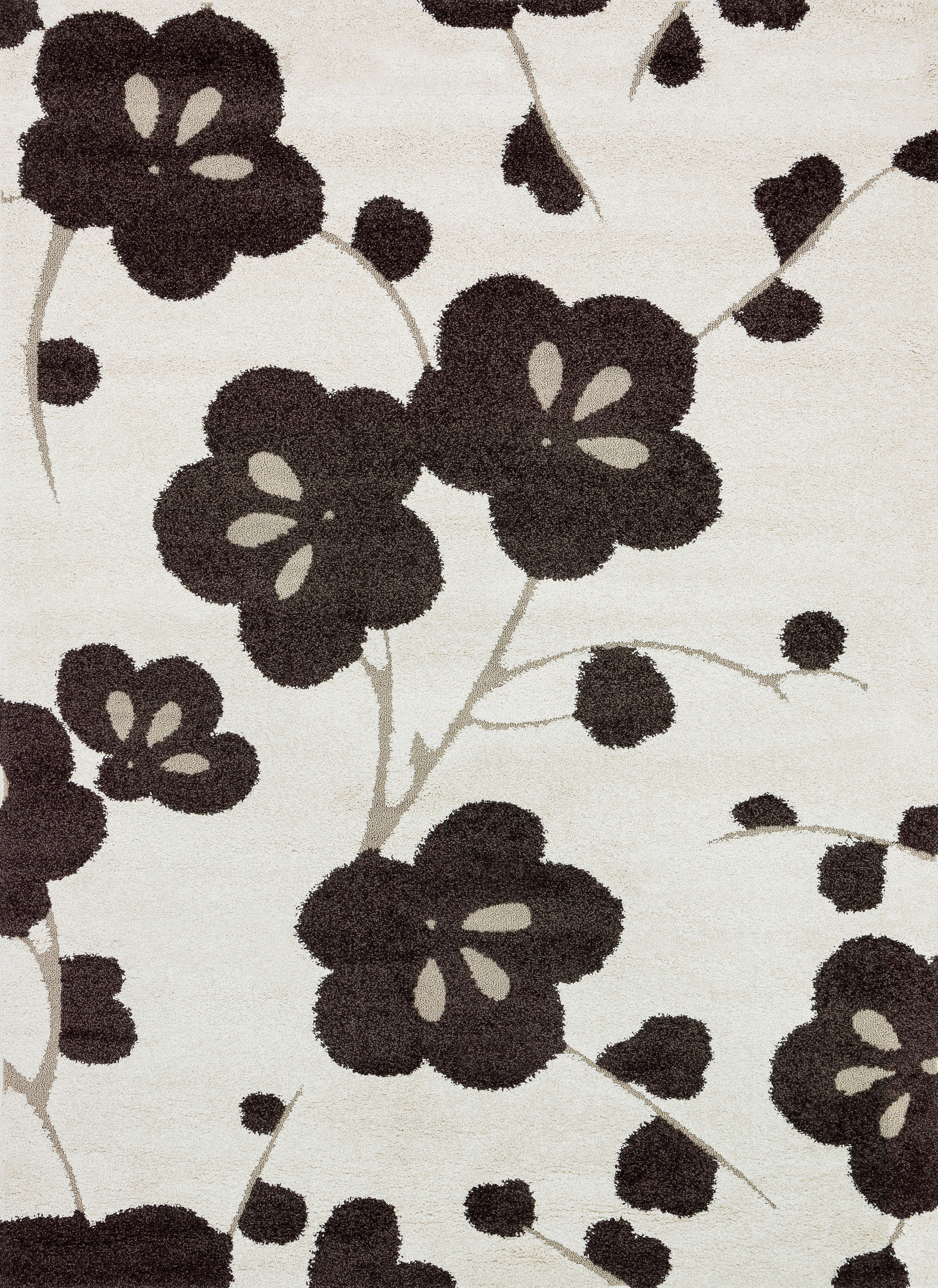 Loloi Rugs Enchant Collection Rug in Ivory, Expresso - 9'0