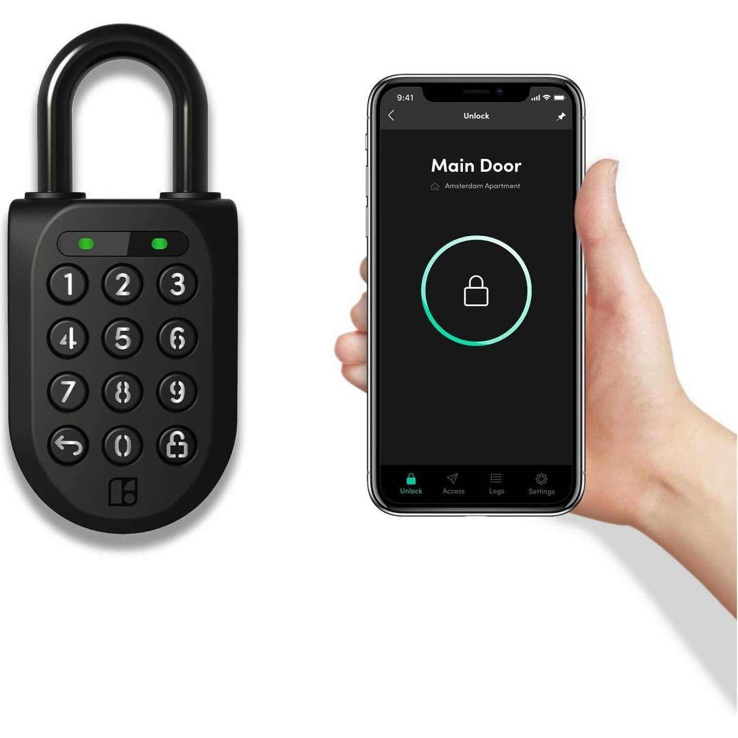 igloohome Smart Electronic Bluetooth Deadbolt 2S Metal Grey - Inhomebuy