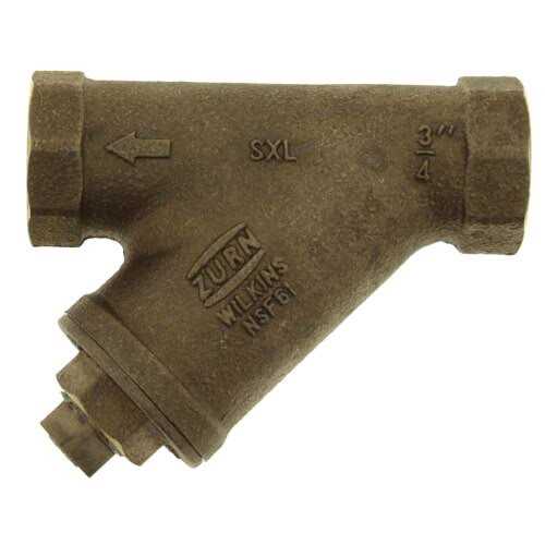 Zurn 3/4 NR3XL Pressure Reducing Valve with Double Union PEX Crimp Tailpiece Connection Lead Free 34-NR3XLDUPEX - Inhomebuy