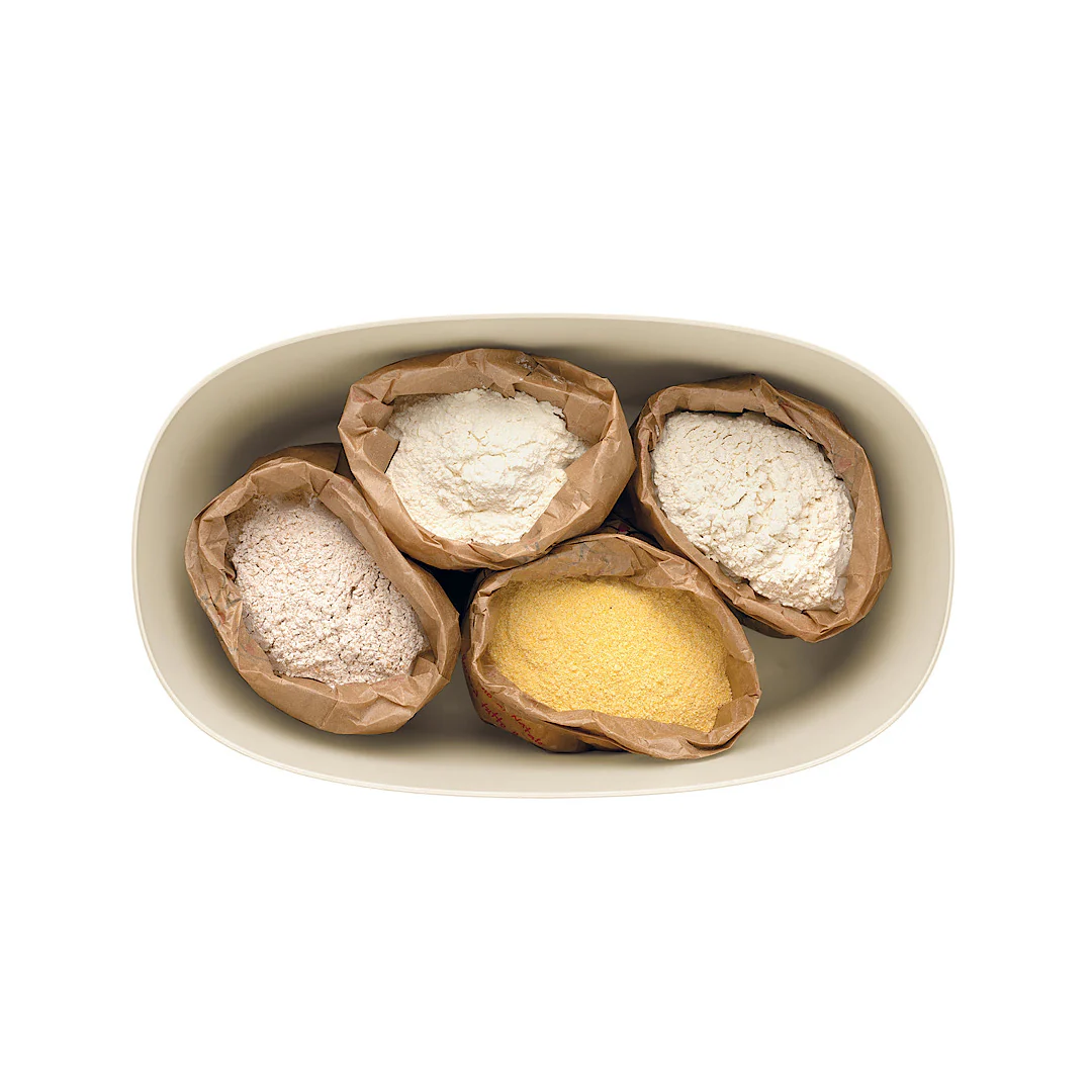 Bread Bin Tierra White Milk - Inhomebuy