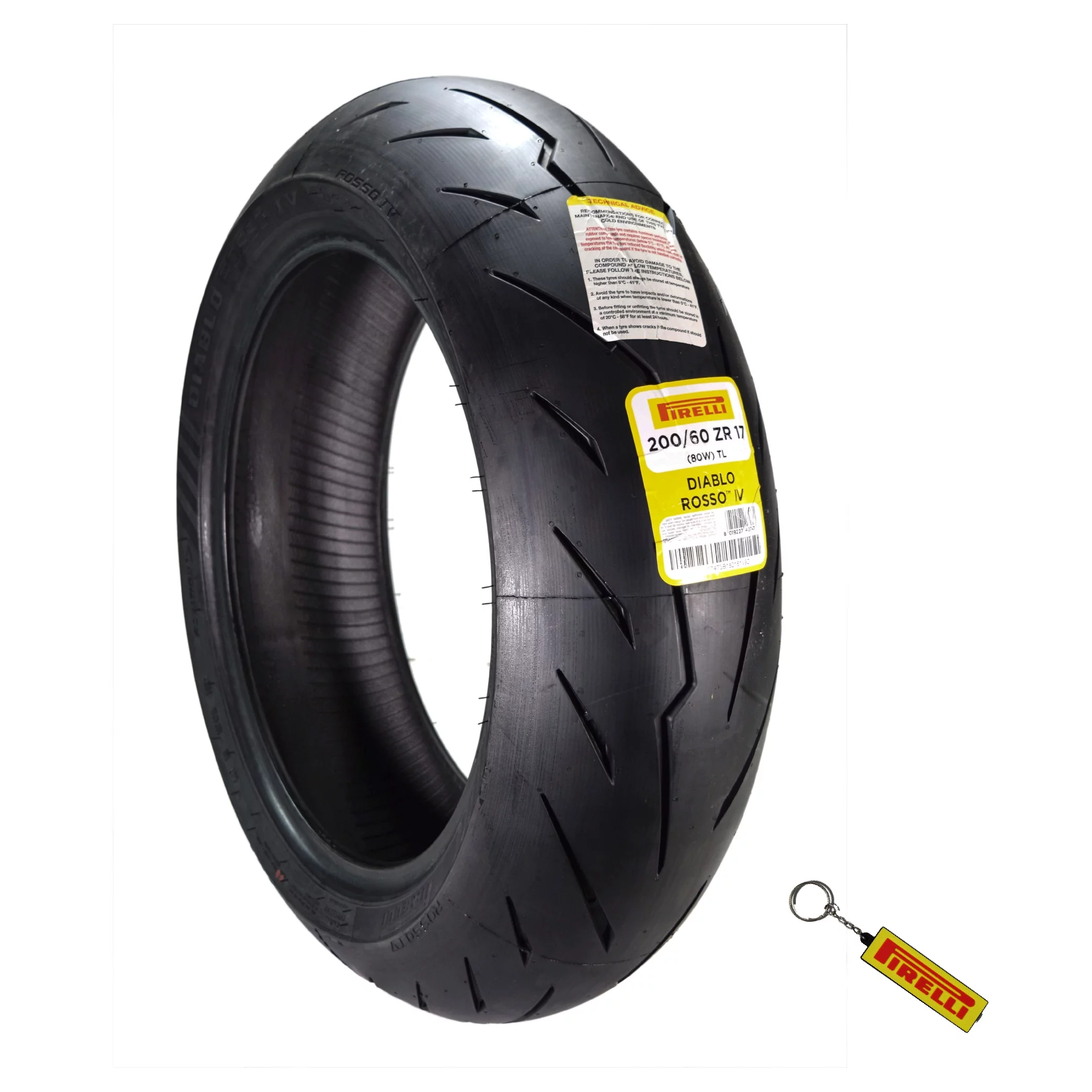 Pirelli Diablo Rosso IV Street Sport 120/70ZR17 58W TL Front Motorcycle Tire 120/70-17 Rosso 4 - Inhomebuy
