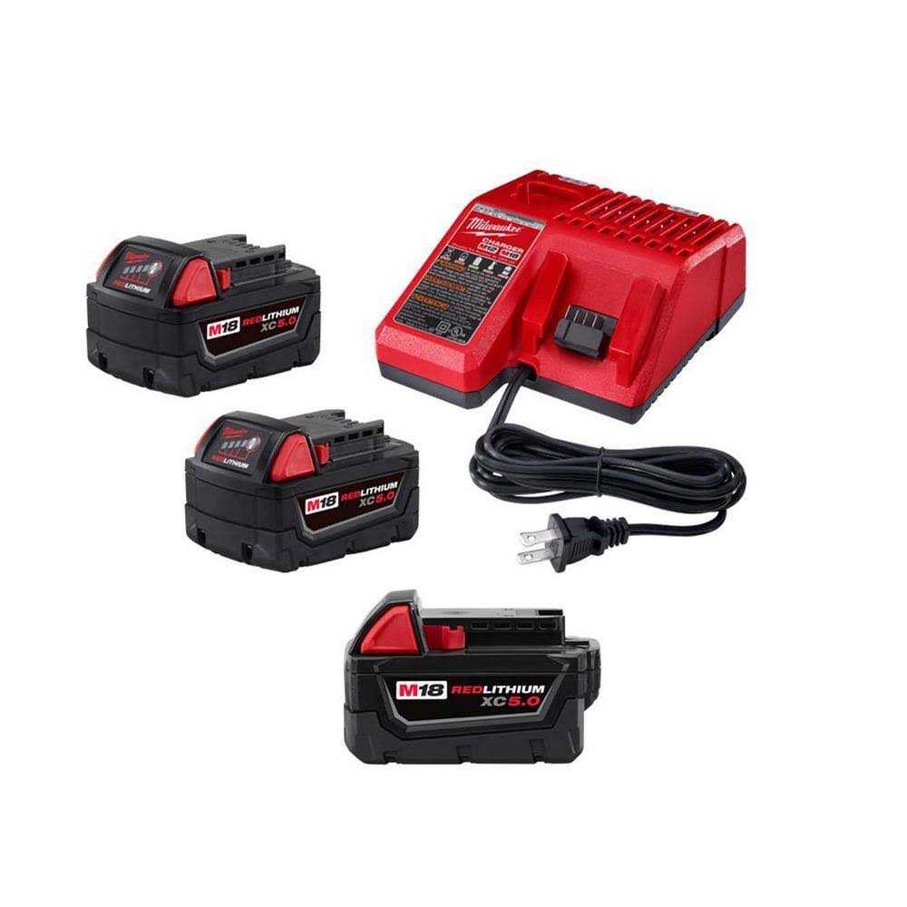 Milwaukee M18 18-Volt 1/4 hp. Lithium-Ion Cordless Transfer Pump with M18 18-Volt 5.0 Ah Lithium-Ion XC Battery Pack - Inhomebuy
