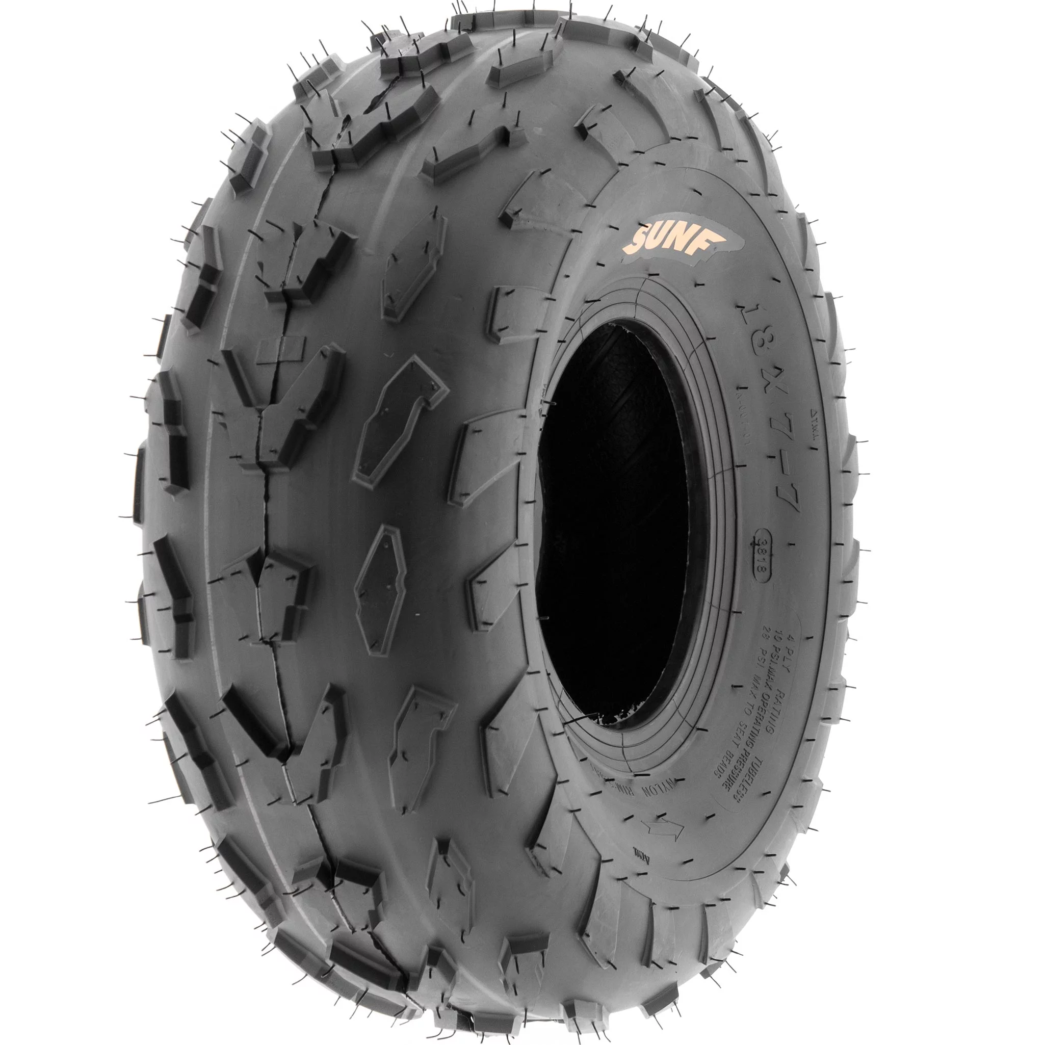 SunF All Trail ATV UTV Tires 18x7-7 4 PR A007 (Pair of 2) - Inhomebuy