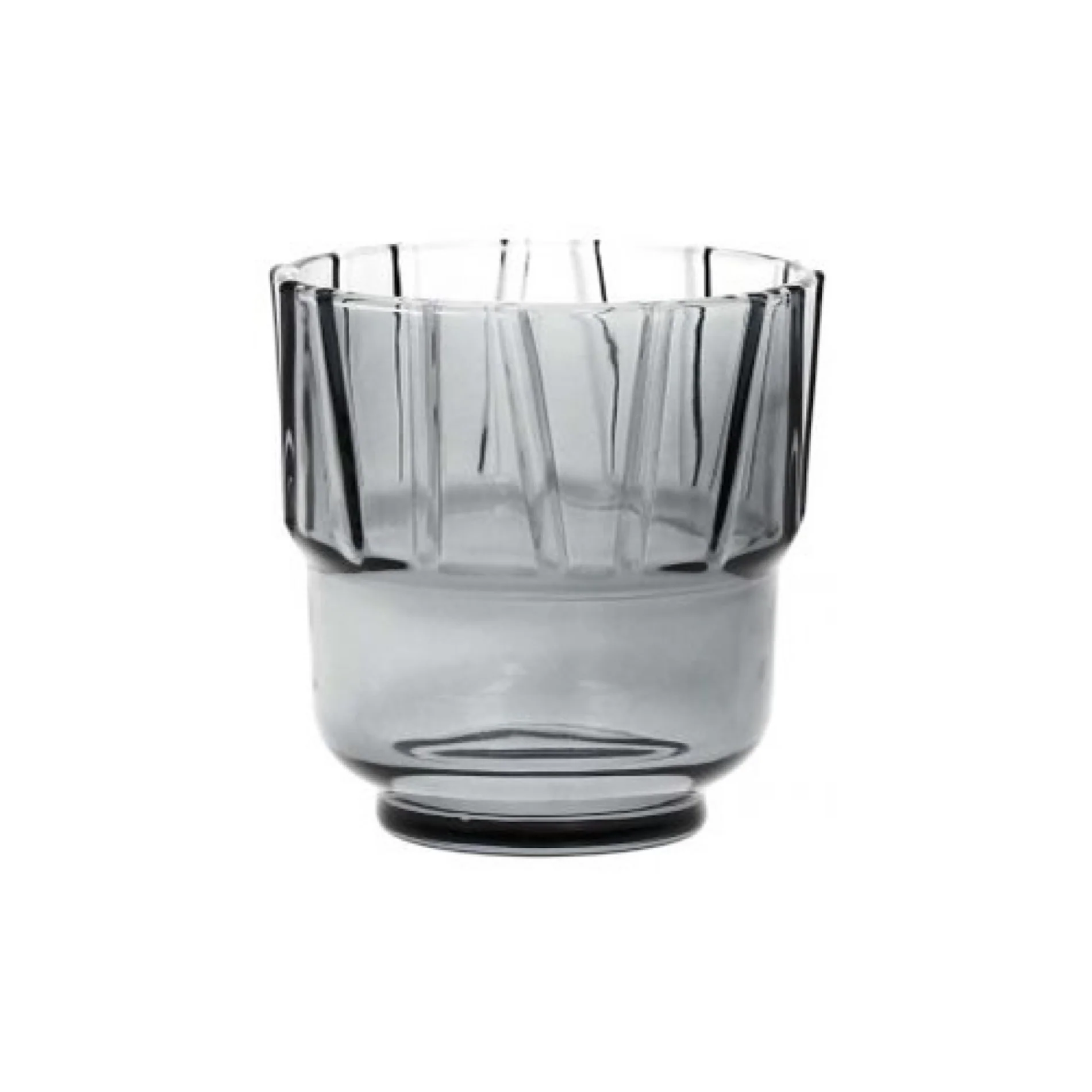 Bamboo Line Stackable glass 245ml Grigio - Inhomebuy