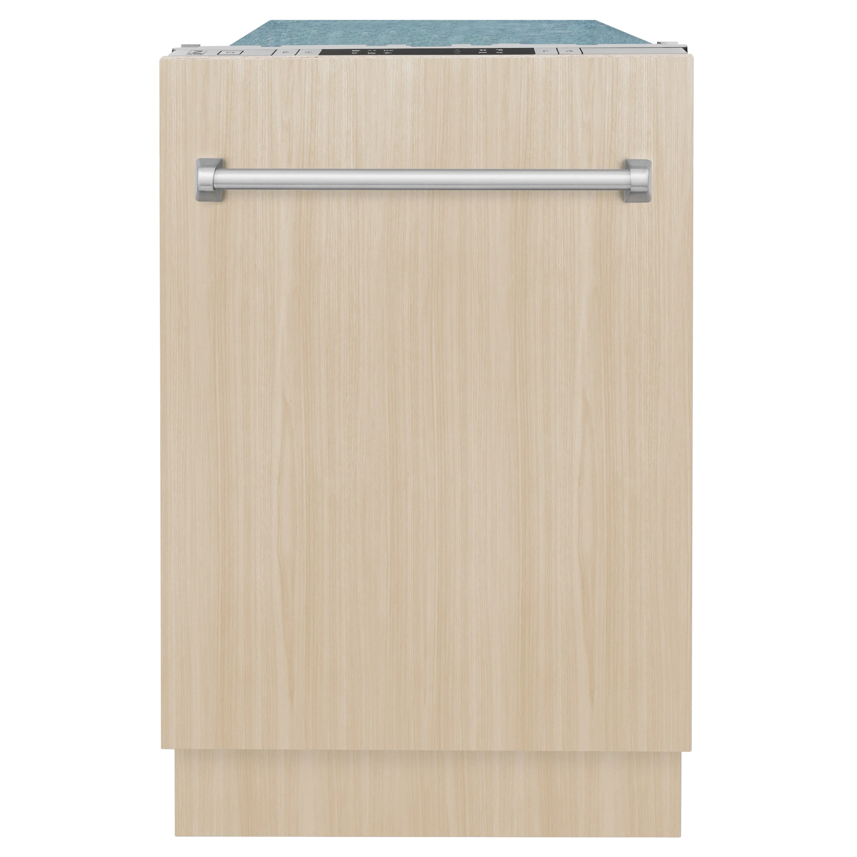 ZLINE 18 in. Top Control Dishwasher in Custom Panel Ready with Stainless Steel Tub, DW7714-18 - Inhomebuy