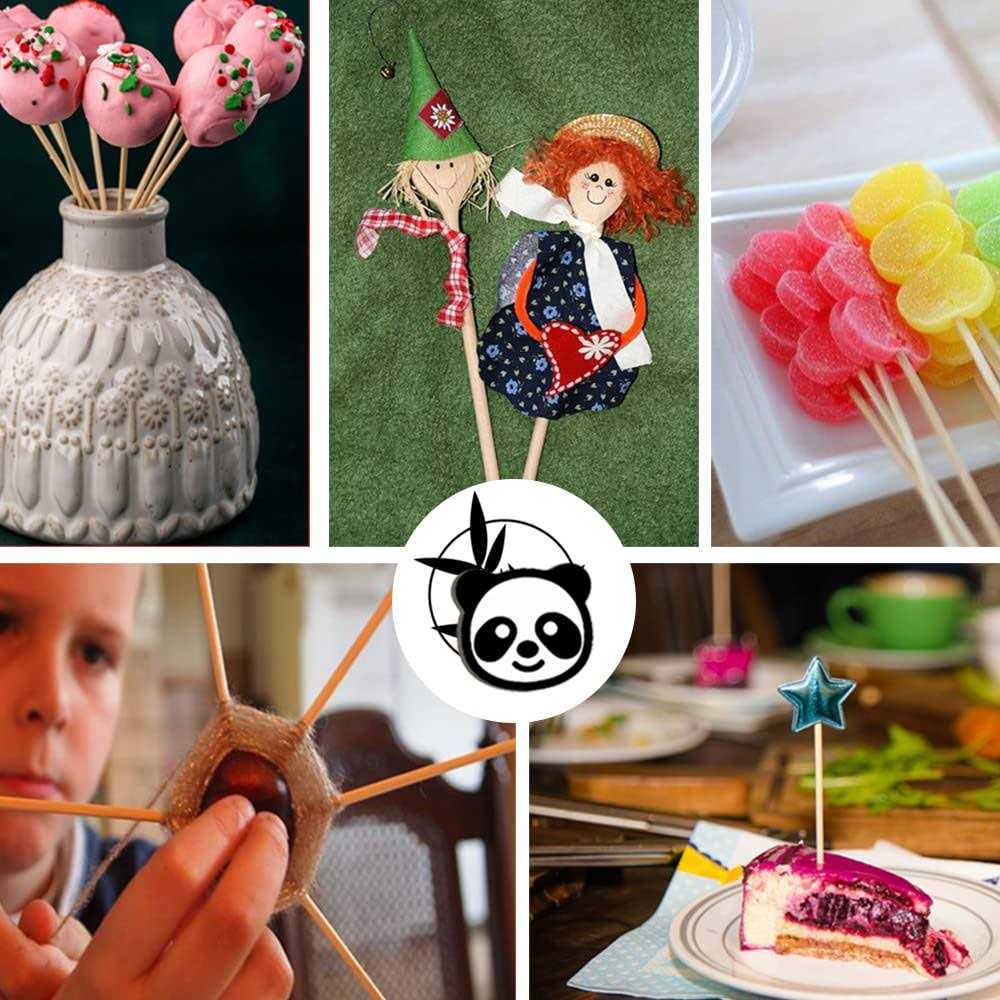 Dowel Rods Wood Sticks Wooden Dowel Rods Unfinished Bamboo Sticks - Inhomebuy