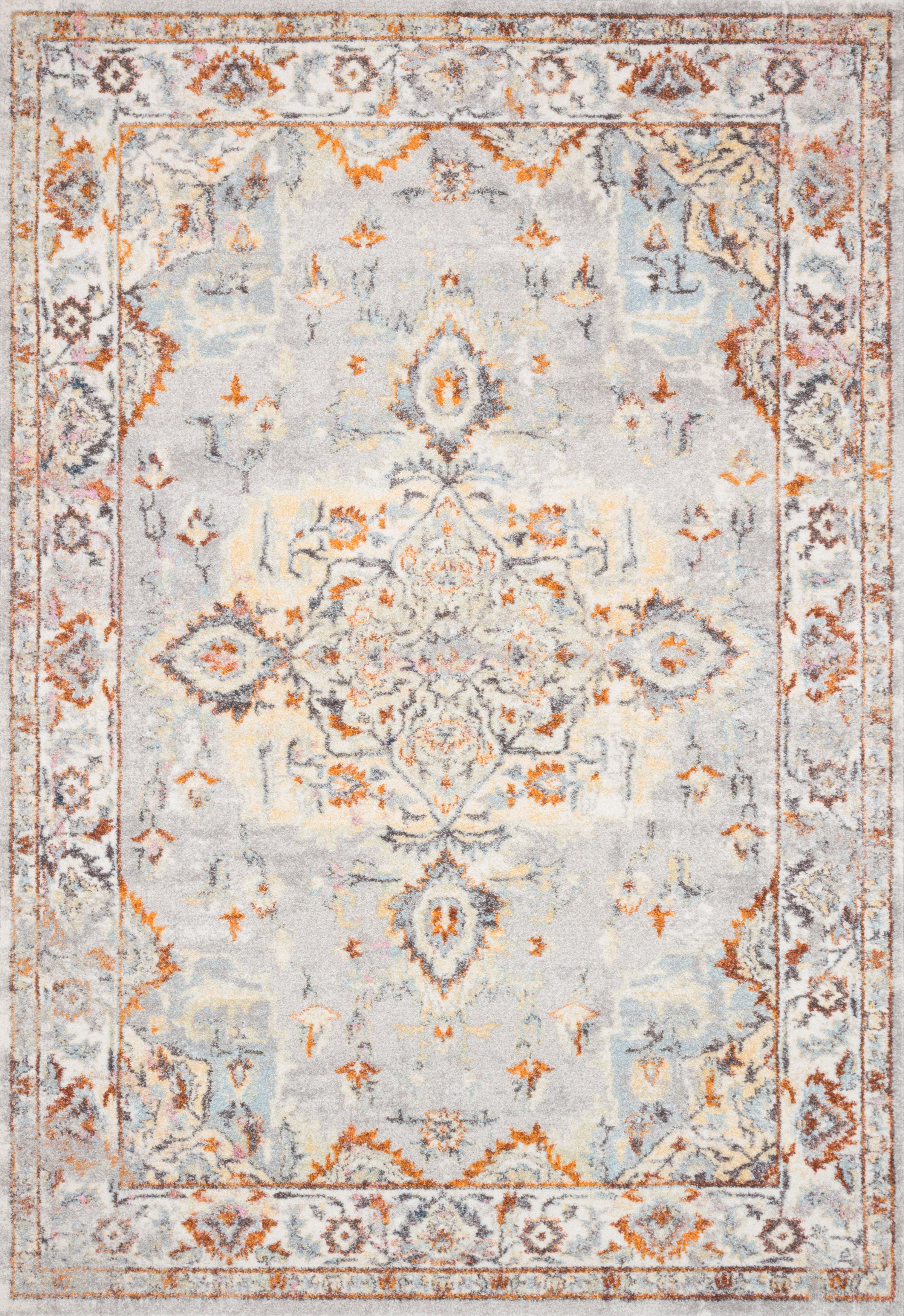 Loloi Rugs Clara Collection Rug in Grey, Ivory - 11'6
