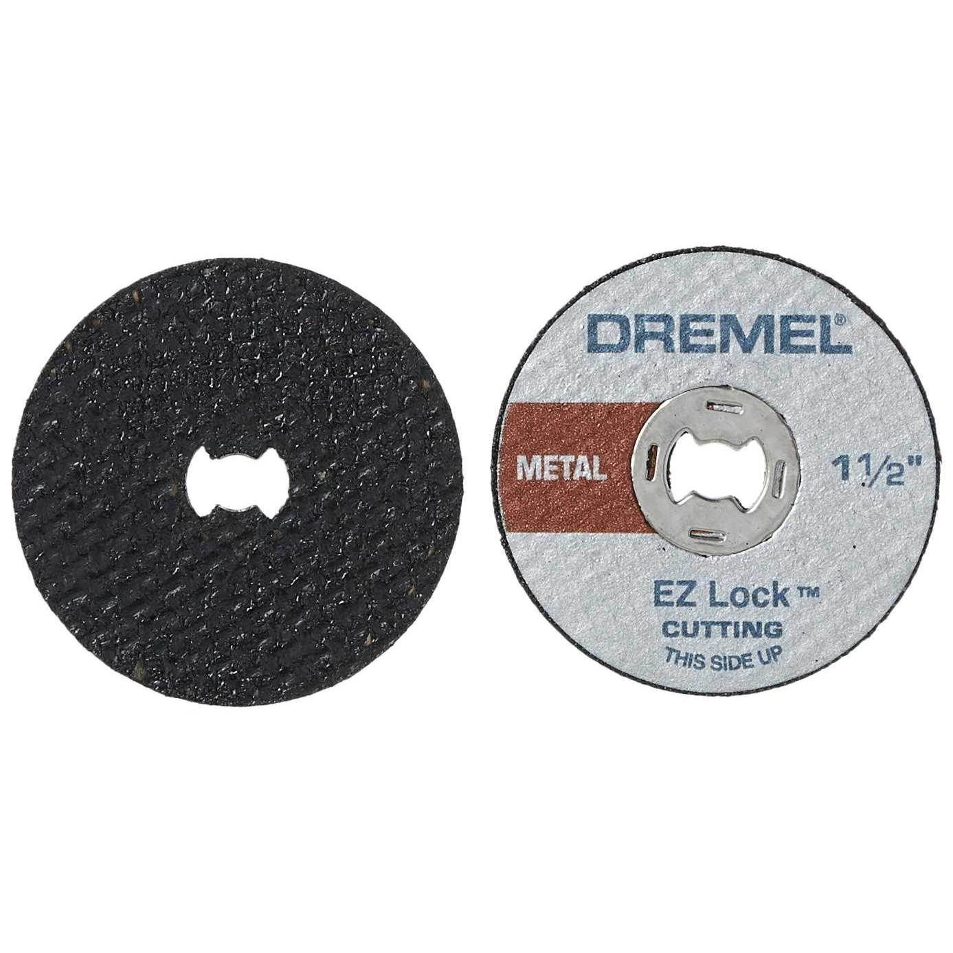 Dremel ez426cu EZ Lock 1-1/4 inch Metal Wheel for Rotary Tools, 3 Pack, for Cutting Wood, Plastic and Metal - Inhomebuy