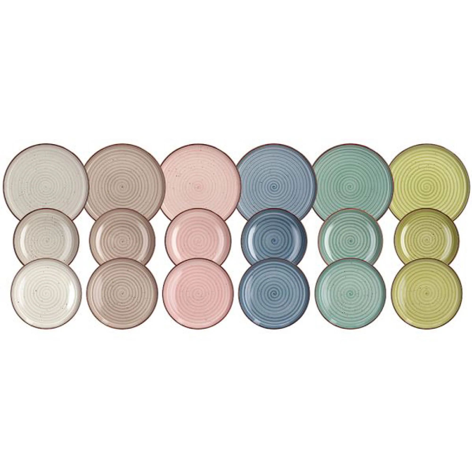 Urban Pastel Table Set 18pcs - Inhomebuy