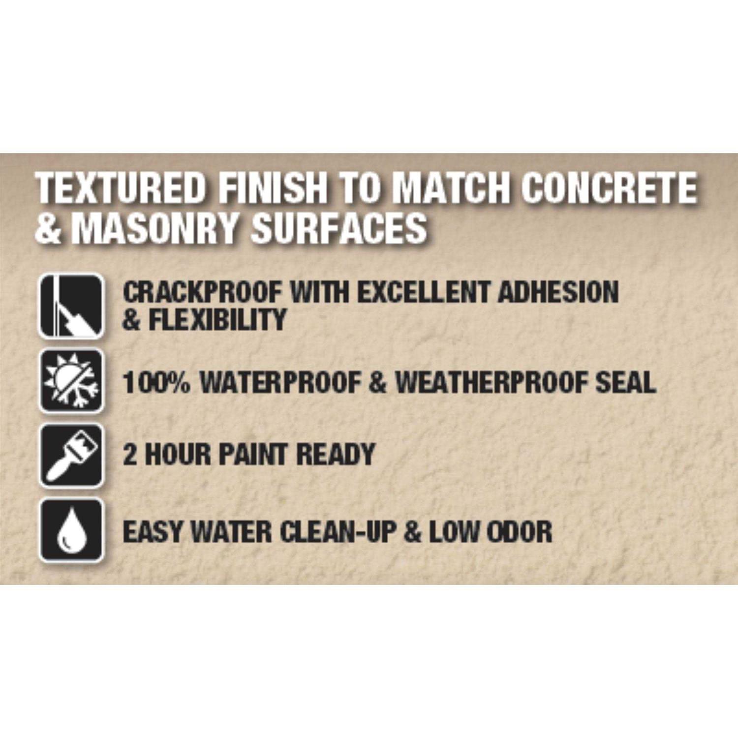 DAP 10.1 oz Gray Premium Textured Concrete Sealant 7079808676 - Inhomebuy