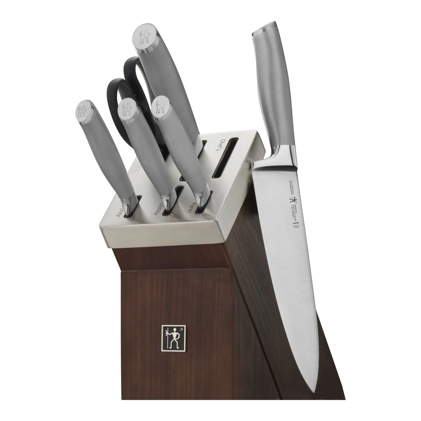 Henckels 7pc Self-Sharpening Knife Block Set, Modernist Series - Inhomebuy