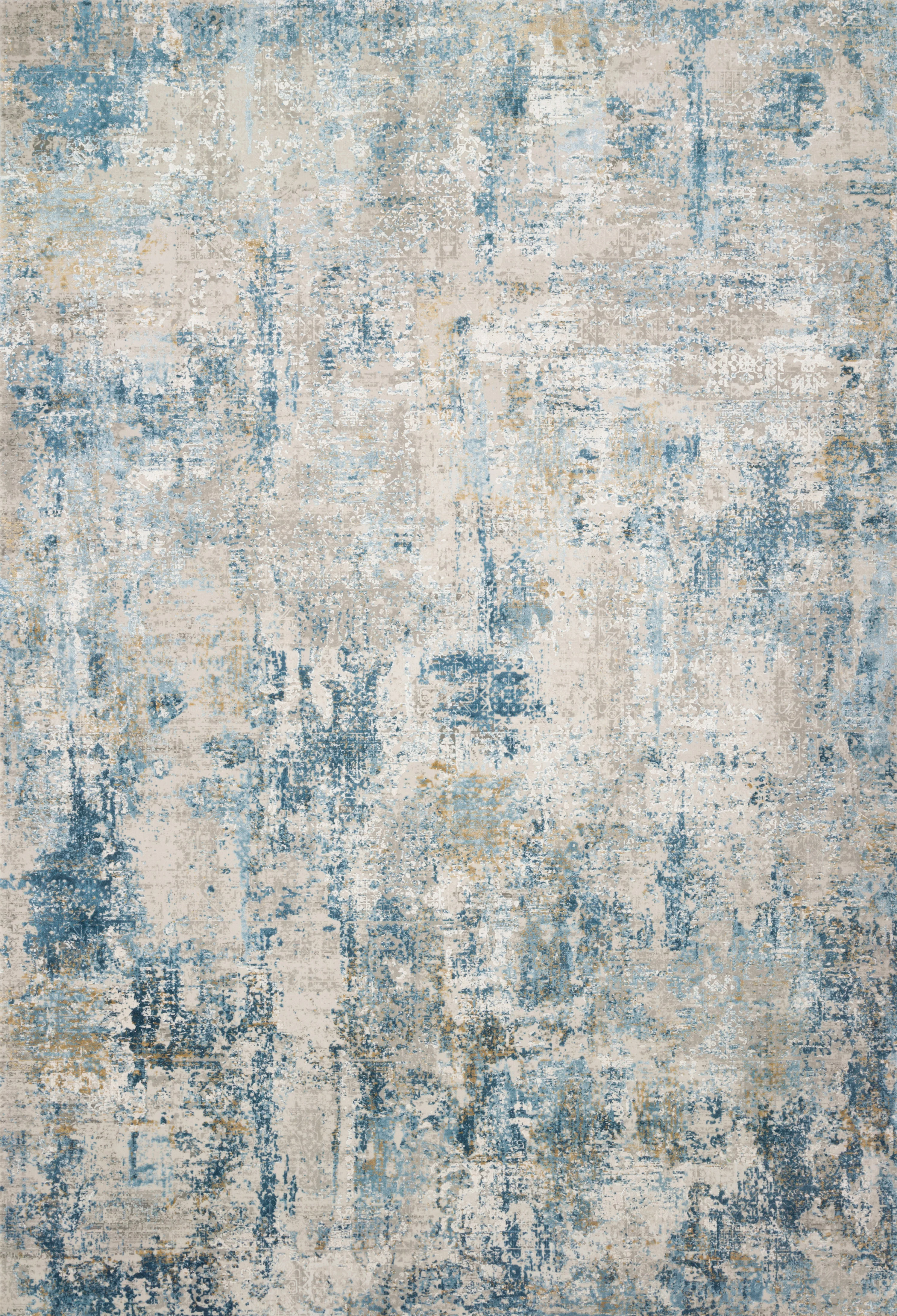 Loloi Rugs Sienne Collection Rug in Grey, Blue - 2'7