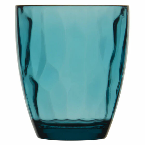 Water Glass Happy �?Turquoise, 6 Pcs - Inhomebuy