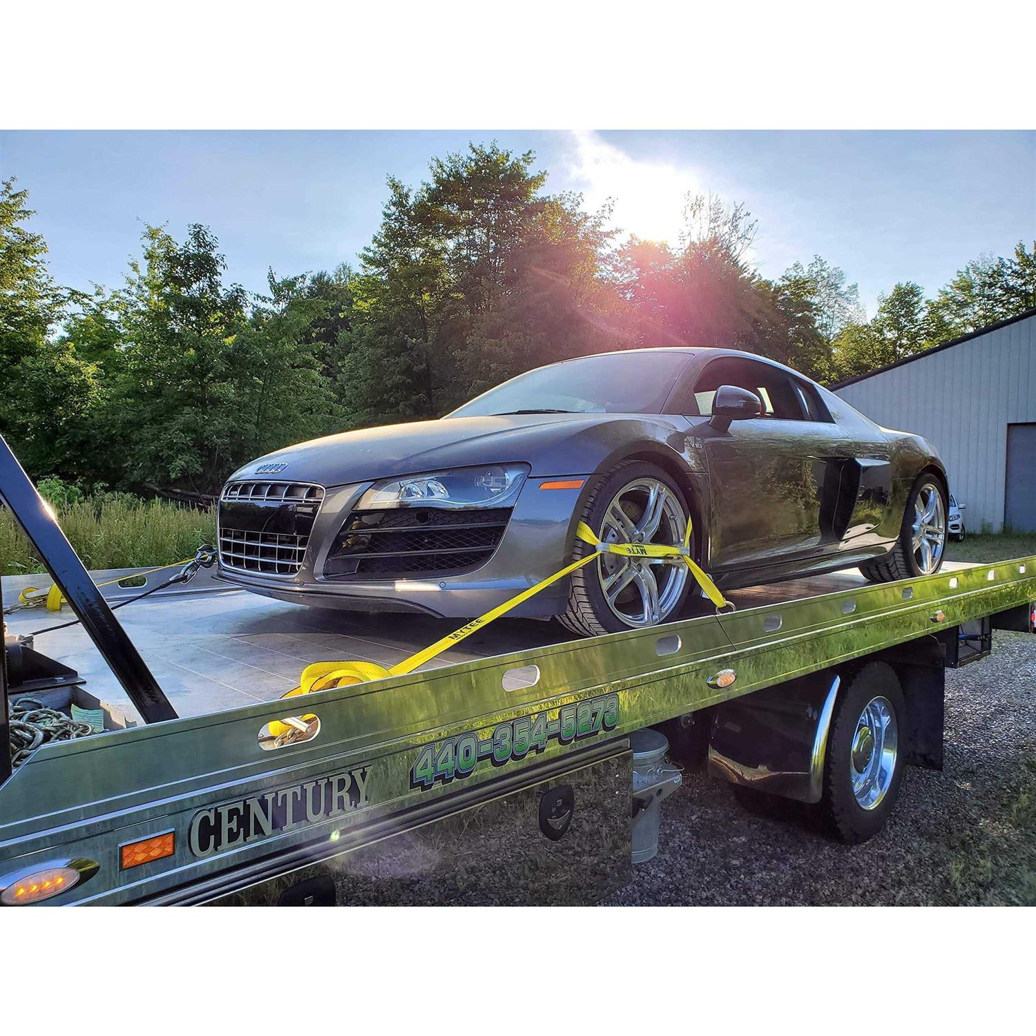 Mytee Products 8 Point Roll Back Vehicle Tie Down Kit with Chain Extension on Both Ends - Inhomebuy