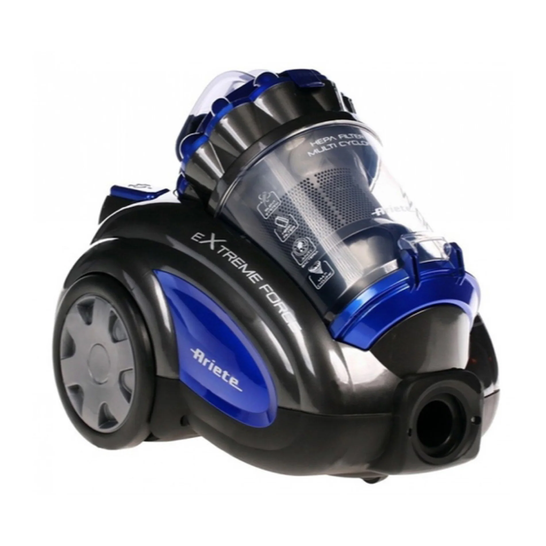 Bagless Vacuum Cleaner Extreme Force, Grey/Blue,2200W - Inhomebuy