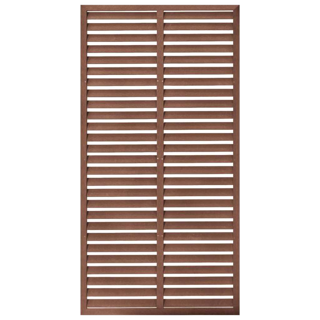 vidaXL Louver Fence WPC 70.9×70.9 - Inhomebuy
