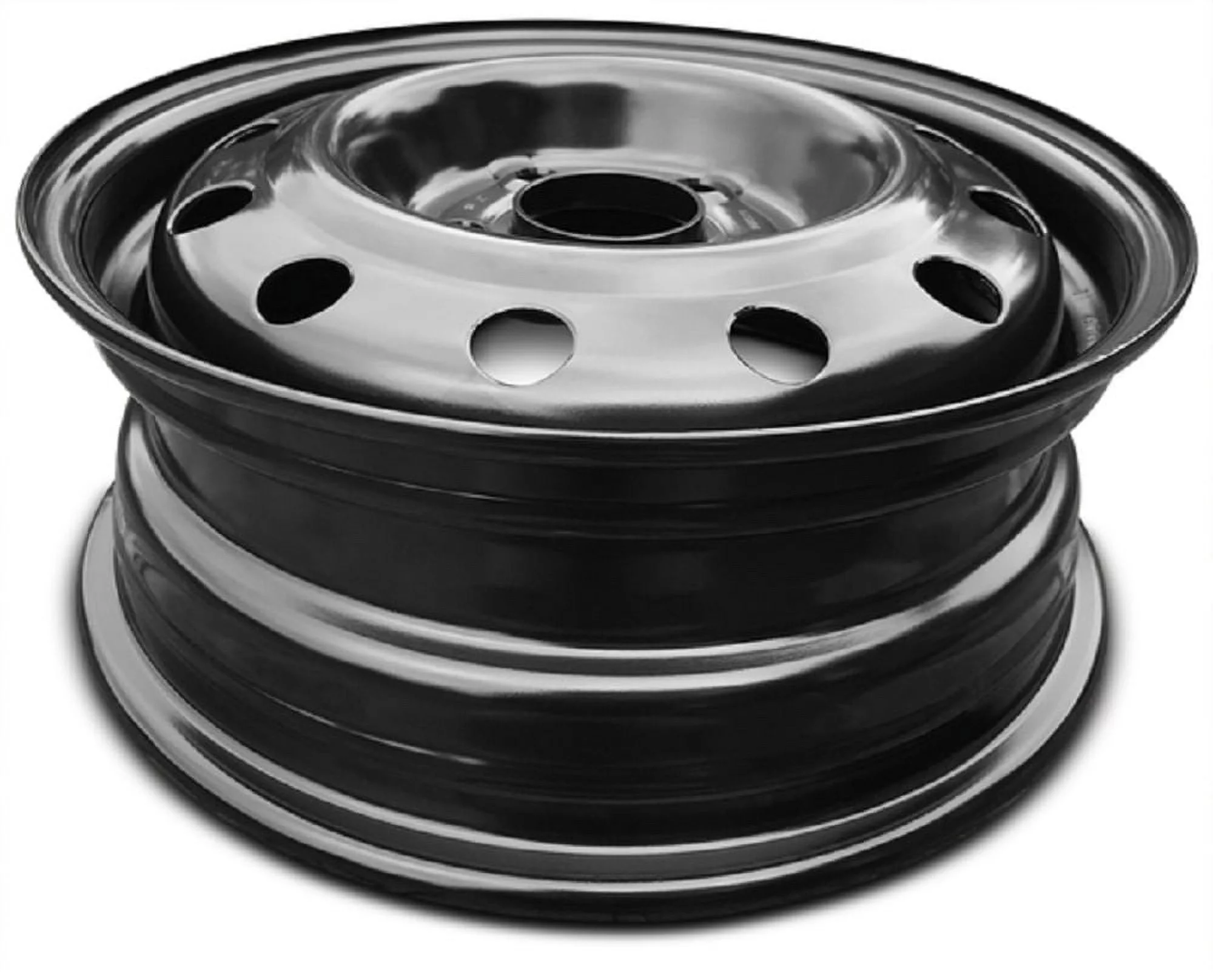 Wheel Rim for 2015-2018 Chevrolet City Express 15 in Black Steel Rim Direct Fit - Inhomebuy