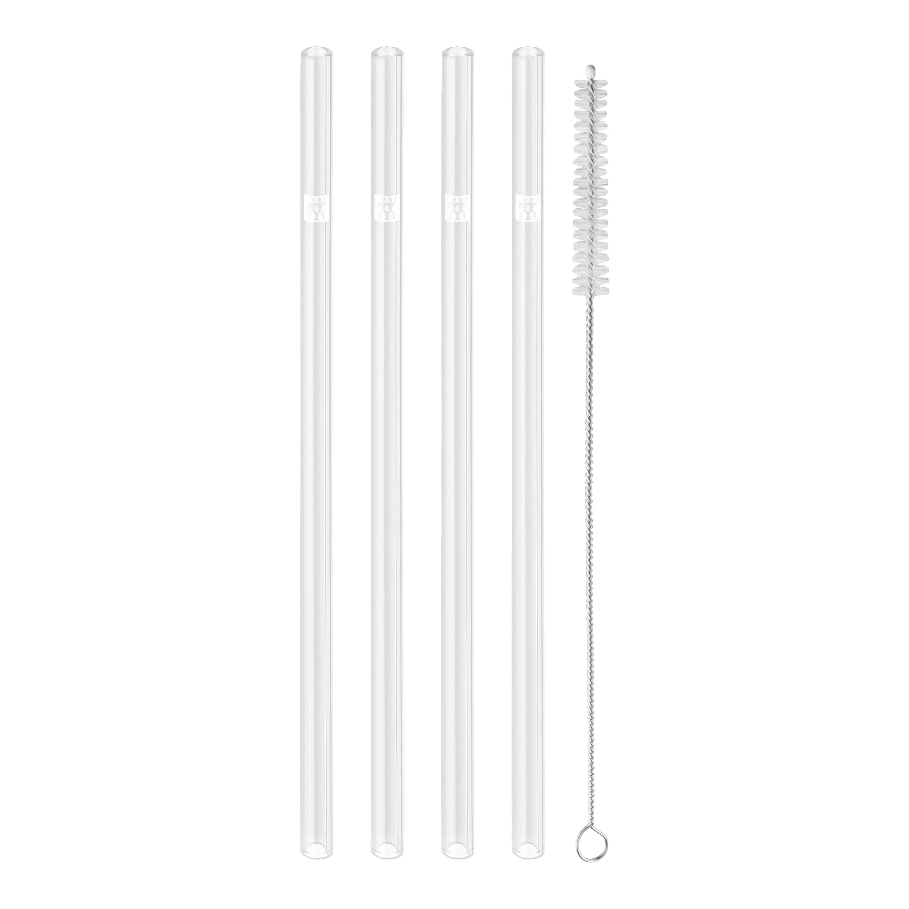 ZWILLING 4pc Glass Straw Set, Sorrento Glassware Series - Inhomebuy