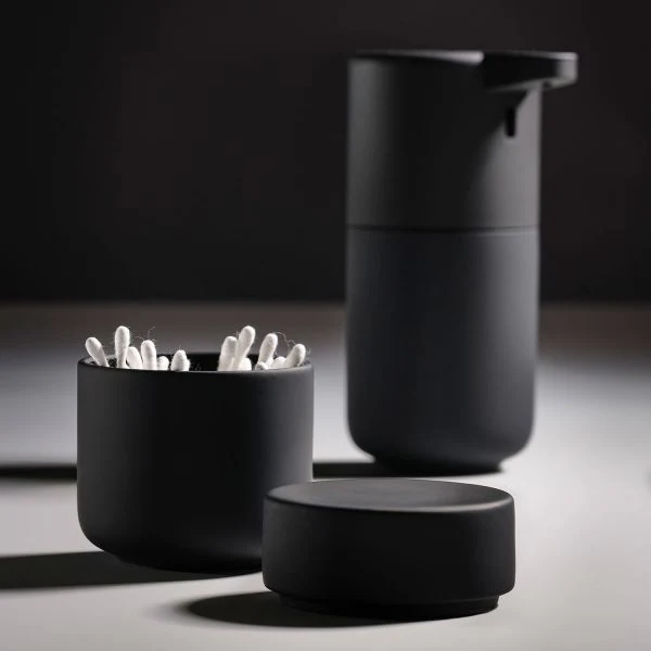 UME JAR WITH LID BLACK - Inhomebuy