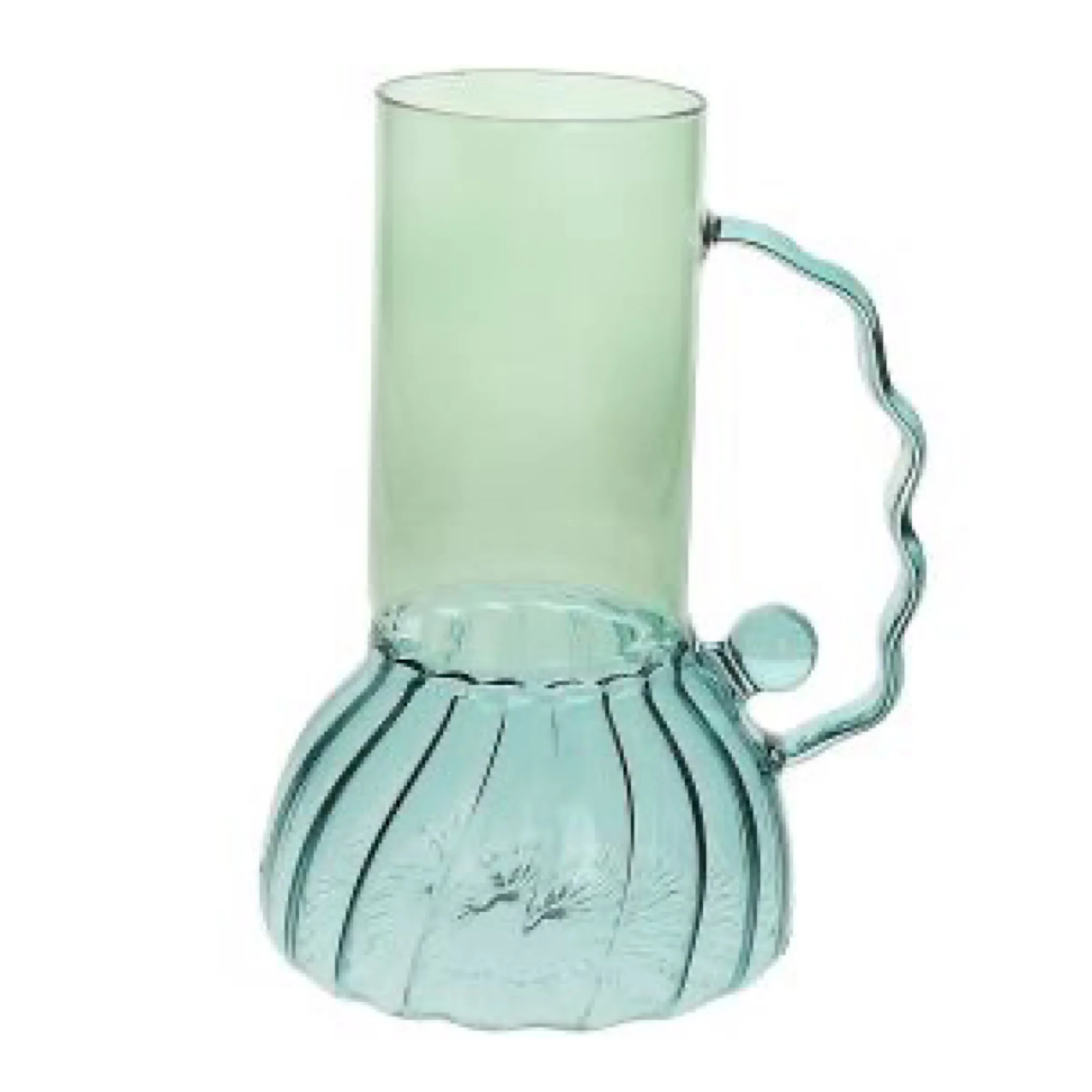 Vase Verde H 19cm Glass Design Art - Inhomebuy