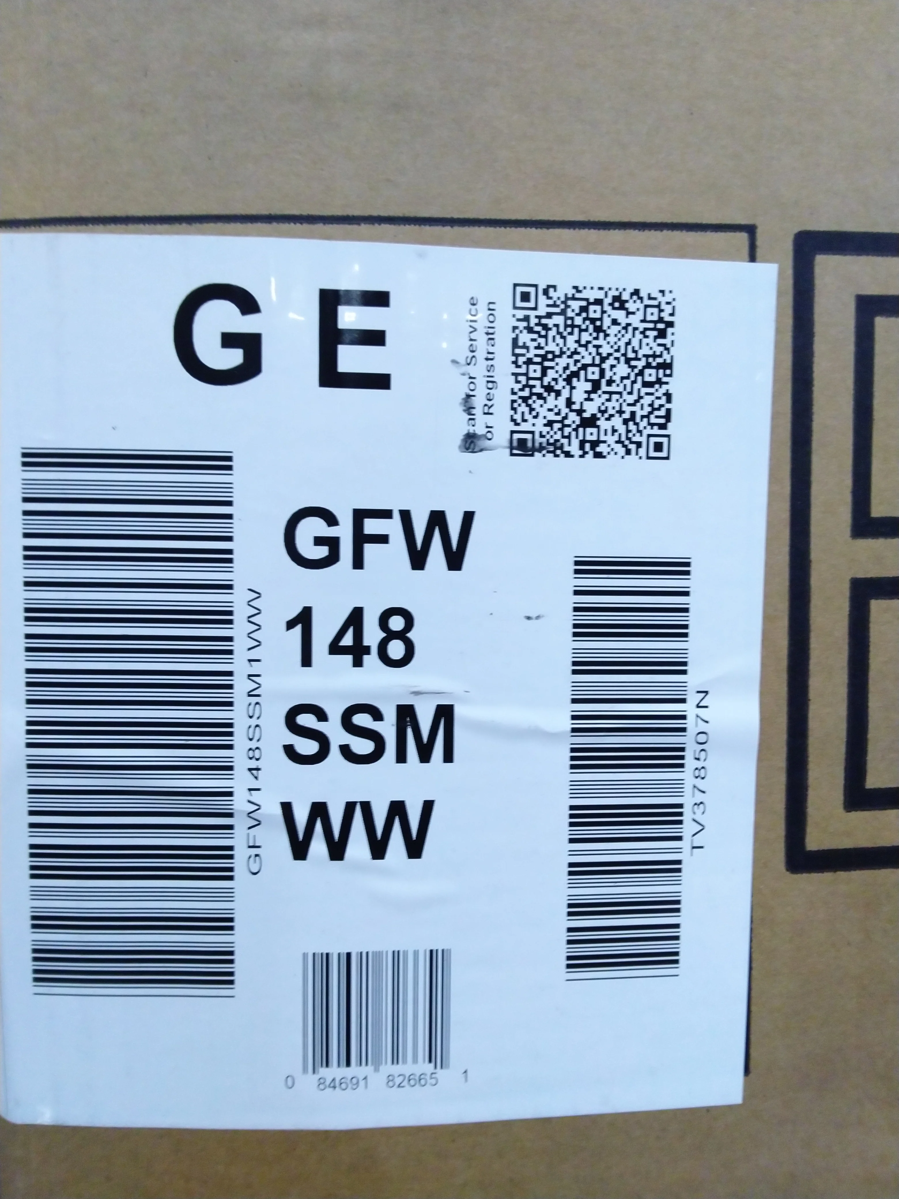 GE 24 IN. 2.8 CU. FT. (IEC) WHITE FRONT LOAD WASHER WITH STEAM - GFW148SSMWW - Inhomebuy