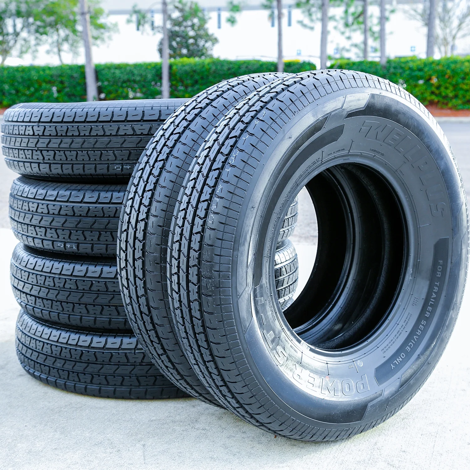 Tire WellPlus Power ST-1 Semi-Steel ST 235/80R16 Load E 10 Ply Trailer - Inhomebuy