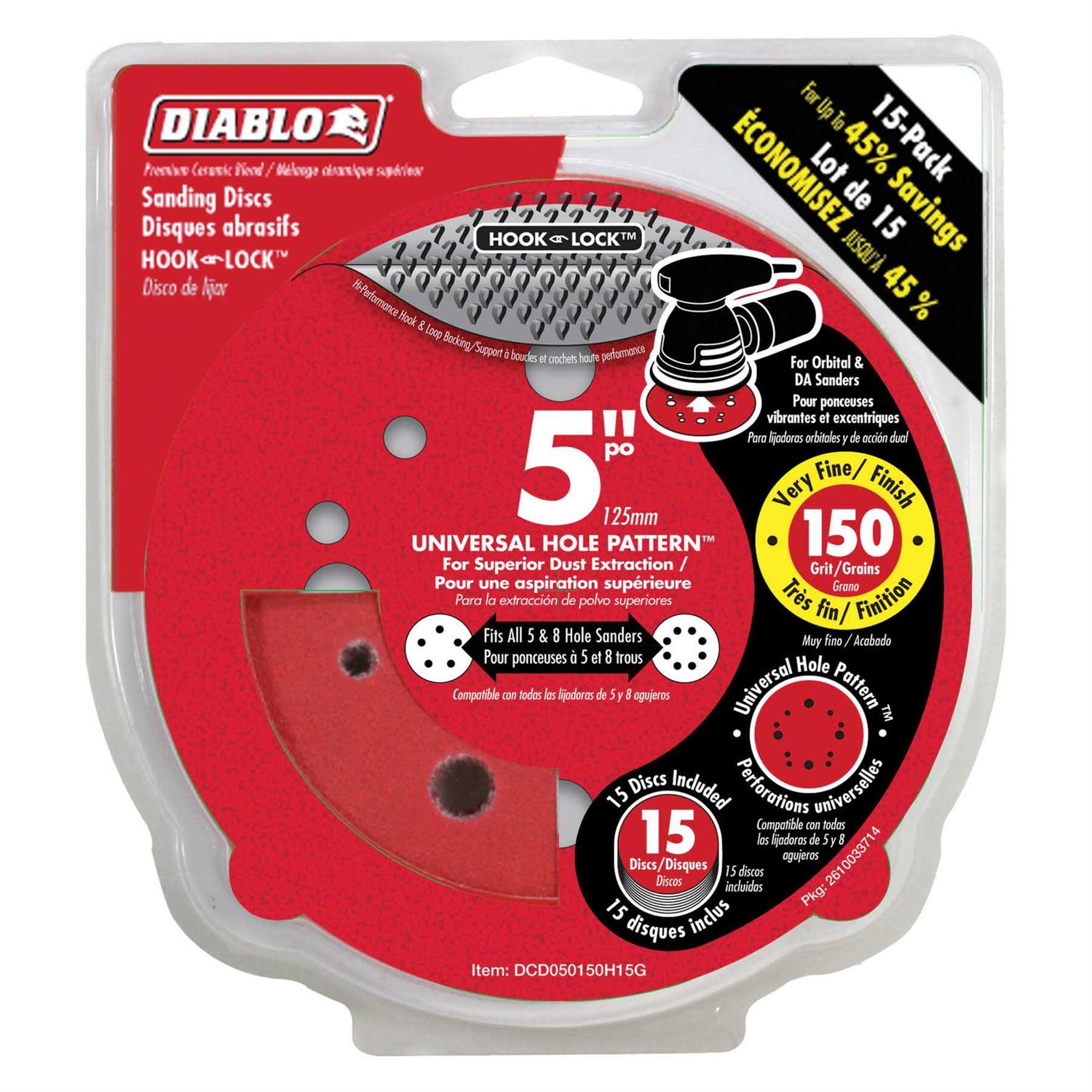 Diablo DCC045040N01F 4-1/2 in. Steel Demon Corner-Edge Flap Disc 40 Grit - Inhomebuy