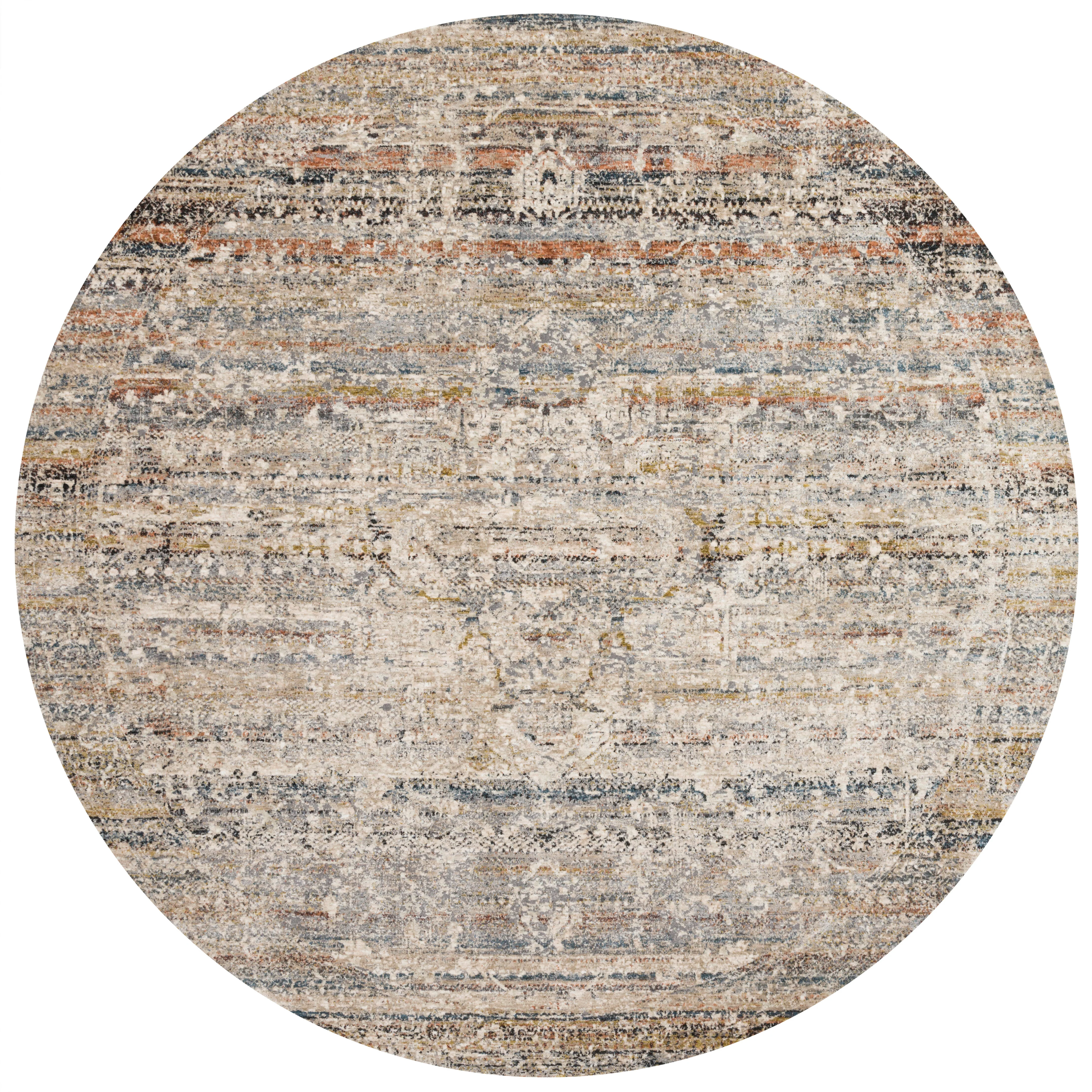 Loloi Rugs Theia Collection Rug in Taupe, Multi - 7'10