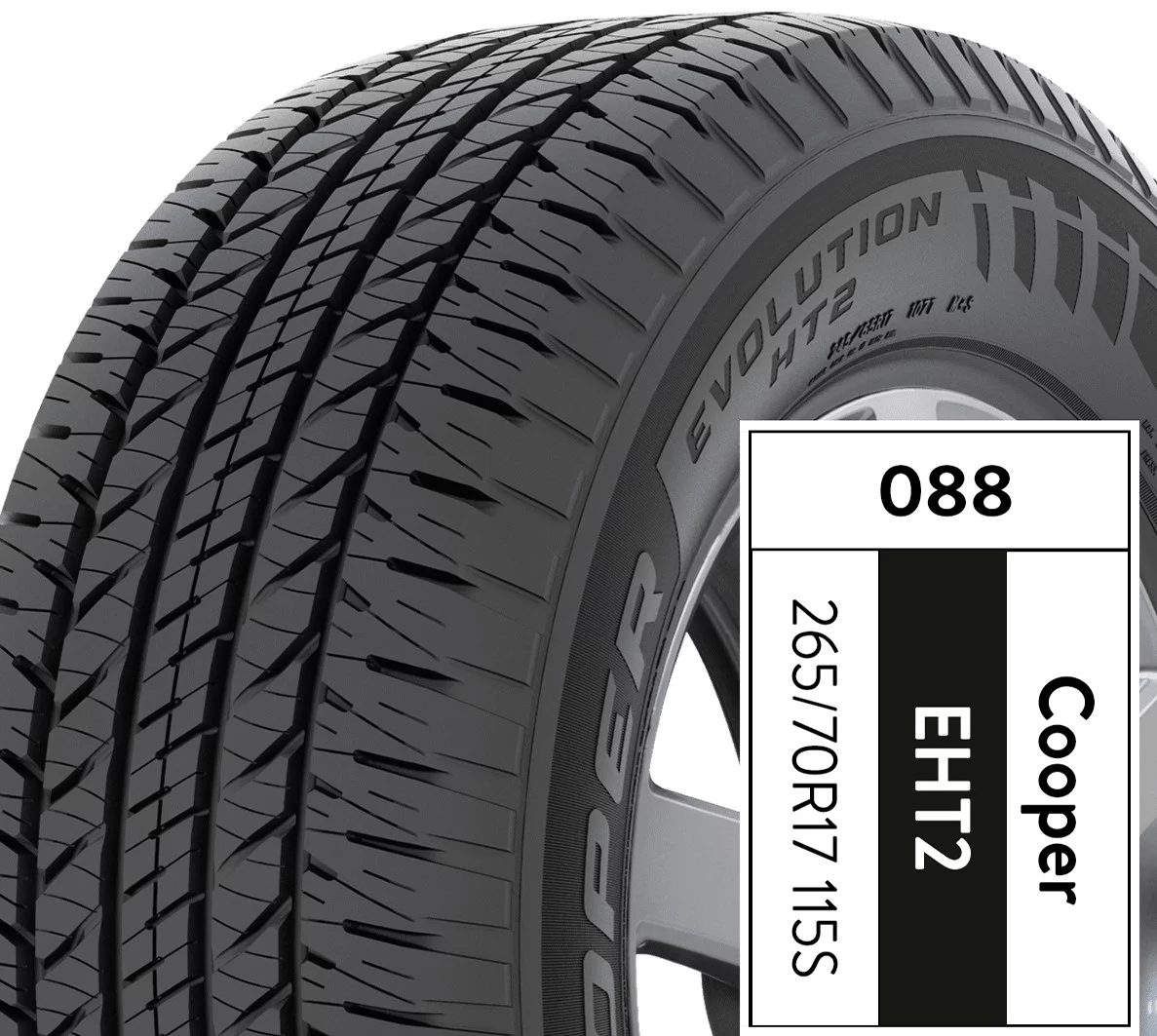 Cooper Evolution Ht2 265/70R17 115S All-Season Tire - Inhomebuy