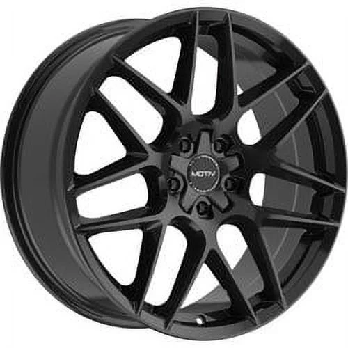 17x7.5 Motiv 435B Foil Gloss Black Wheel 5x4.5 (40mm) - Inhomebuy