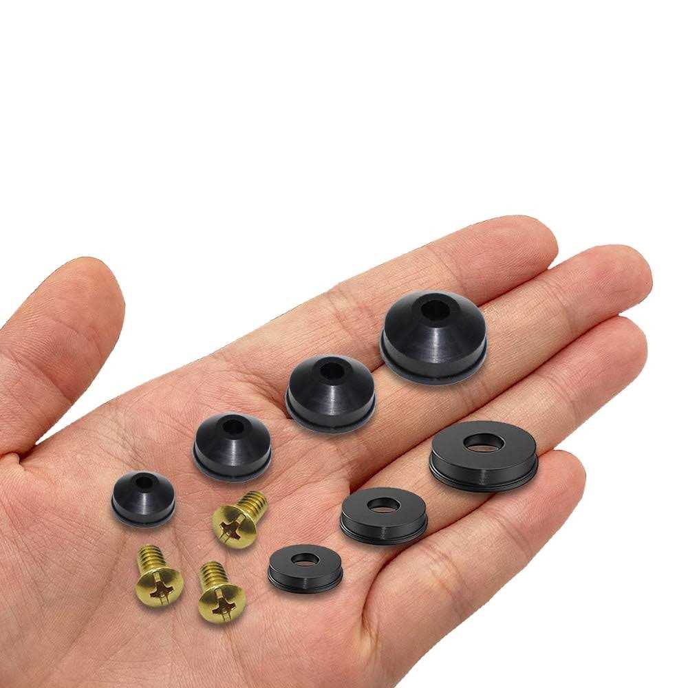 Xbvv 106 Pcs Faucet Washer Assortment Kit with Assorted Flat and Beveled Rubber Washers for Outdoor Garden Faucet Stem Leak Worn Replacement Repair - Inhomebuy