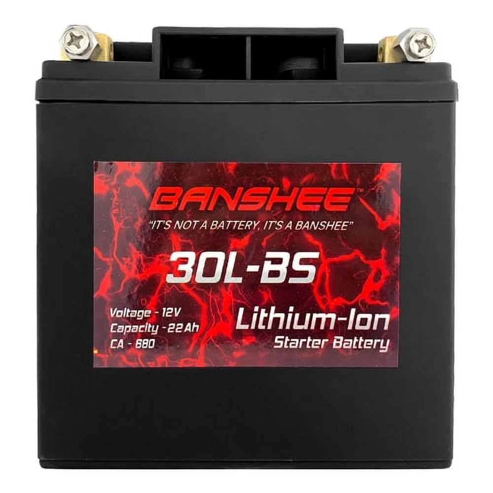 Banshee 12.8 V 30Ah Lithium Ion PIX30L-BS Battery for Arctic Cat, BRP (CAN-AM) UTVs - Inhomebuy