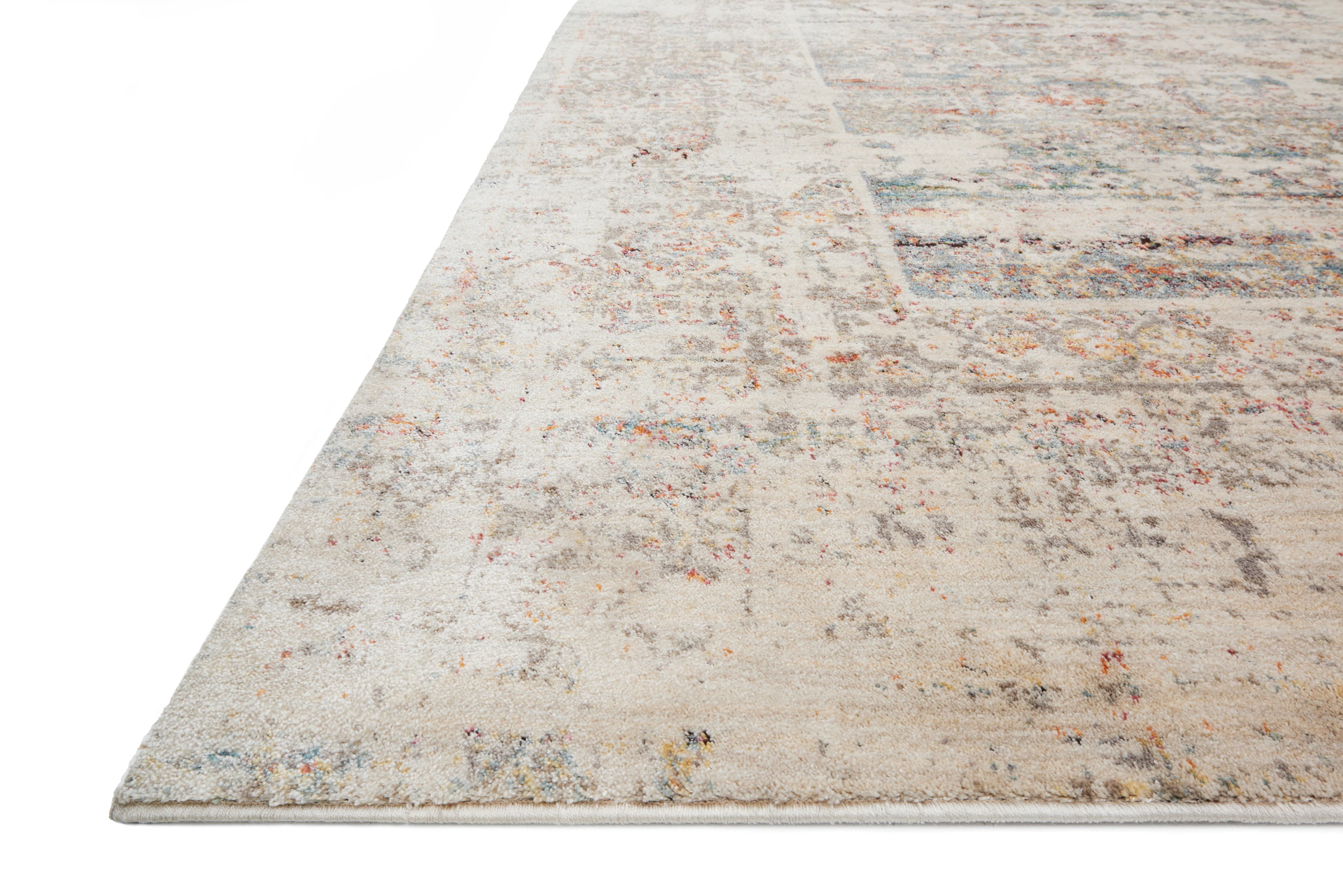 Loloi Rugs Javari Collection Rug in Ivory, Granite - 7'10