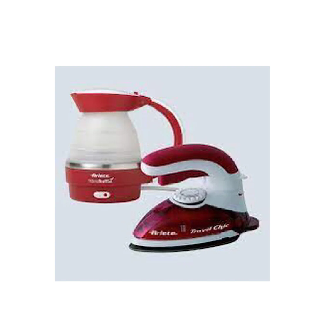 Travel Kit Iron With Kettle 820W - Inhomebuy