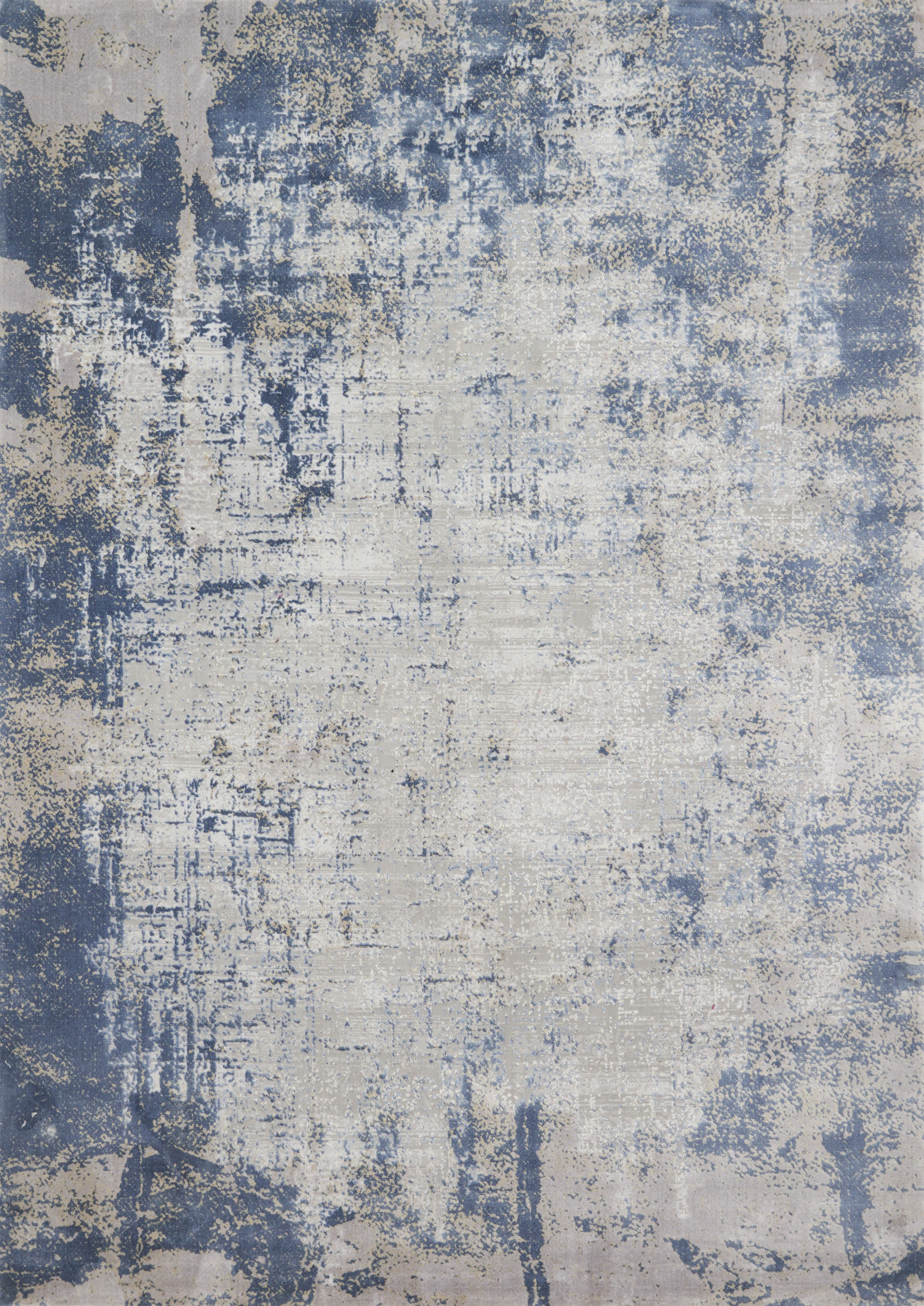 Loloi Rugs Patina Collection Rug in Denim, Grey - 7'10