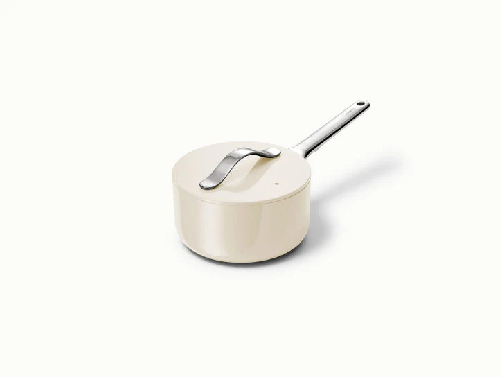 Caraway Mini Sauce Pan in Cream - Inhomebuy