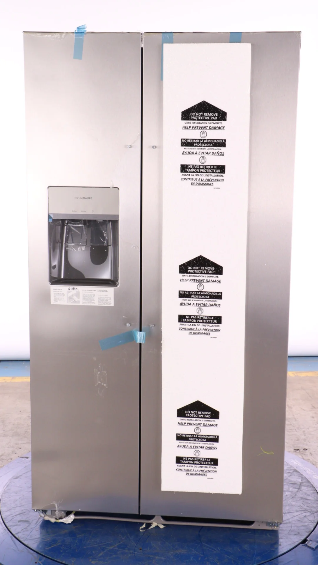 FRIGIDAIRE 36 IN 25.6 CU FT. STAINLESS STEEL SIDE-BY-SIDE REFRIGERATOR WITH EXTERIOR WATER AND ICE D - Inhomebuy