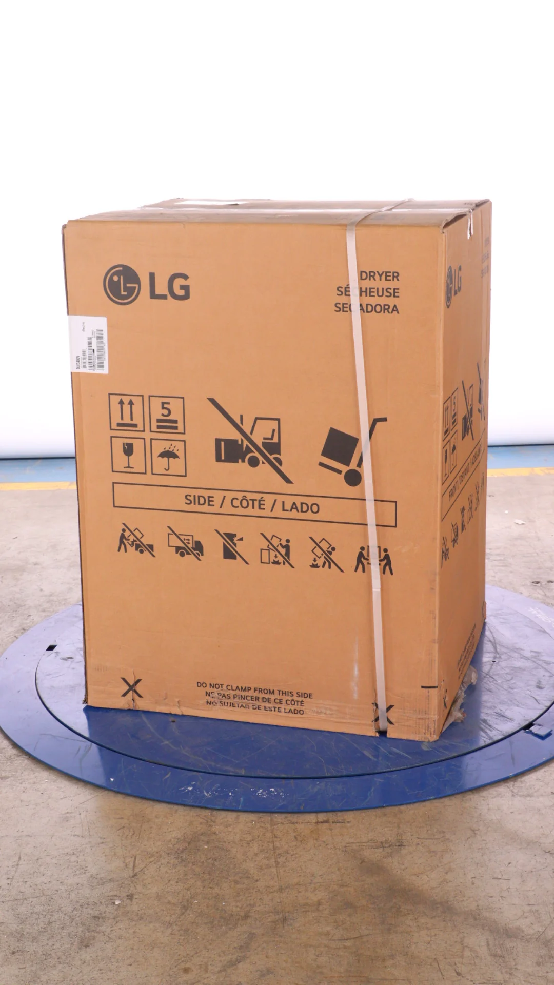 LG 7.4 CU. FT. GRAPHITE STEEL ULTRA LARGE CAPACITY ELECTRIC DRYER WITH SMARTDIAGNOSIS - DLE3400V - Inhomebuy