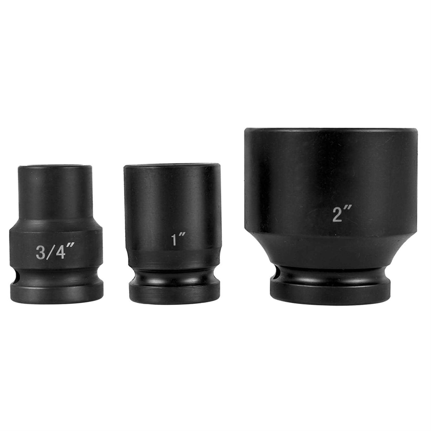 VEVOR Impact Socket Set 3/4 Inches 29 Piece Impact Sockets 6-Point Sockets - Inhomebuy