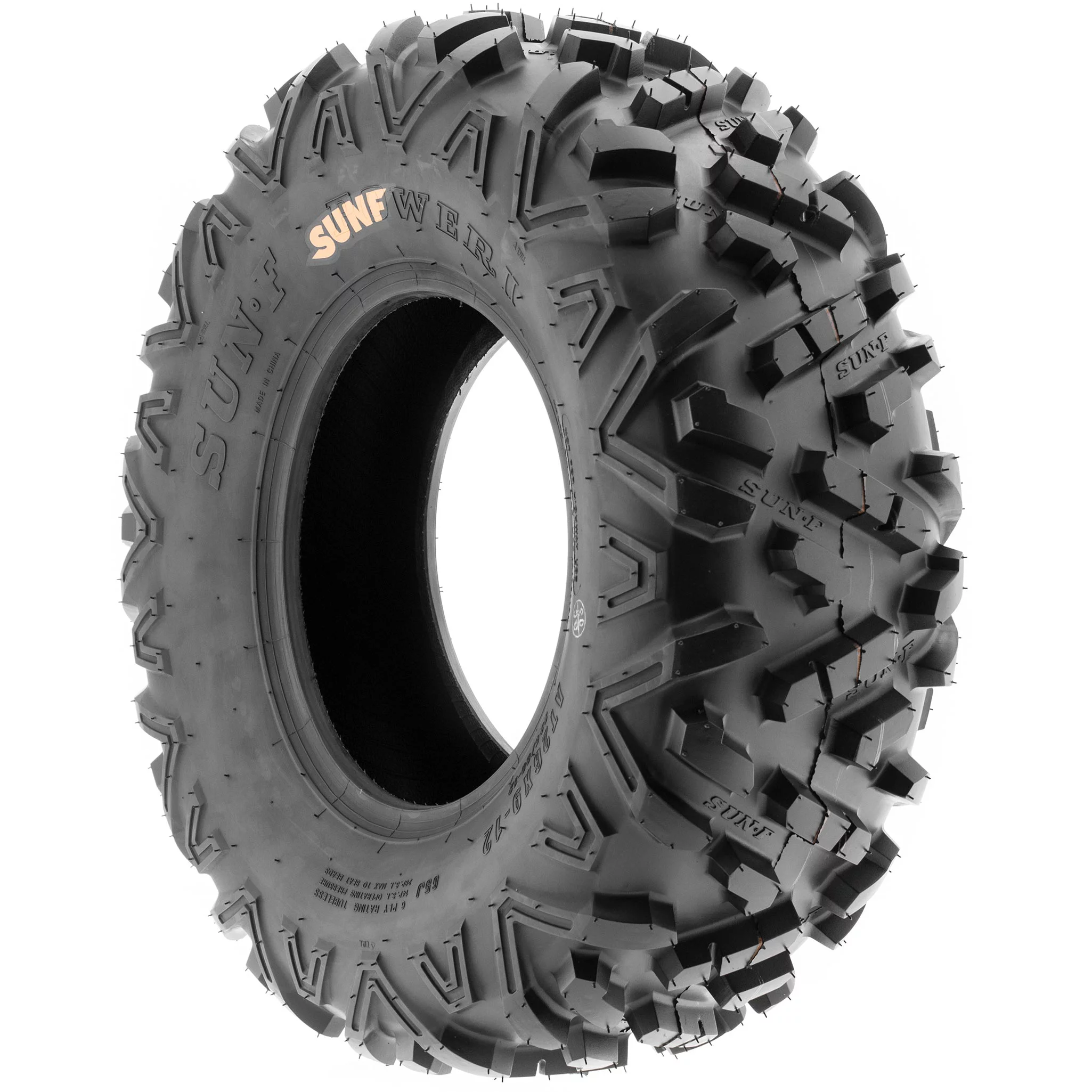 SunF All Terrain ATV UTV Tires 26x9-12 26x9x12 6 PR A051 (Single) - Inhomebuy