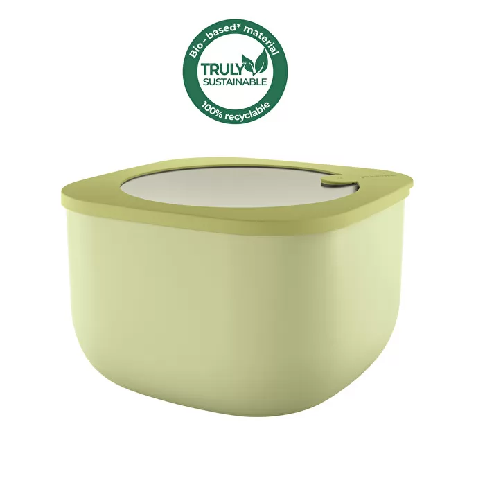 L STORE&MORE - Deep airtight fridge/freezer/microwave containers Avocado Green 2800cc - Inhomebuy
