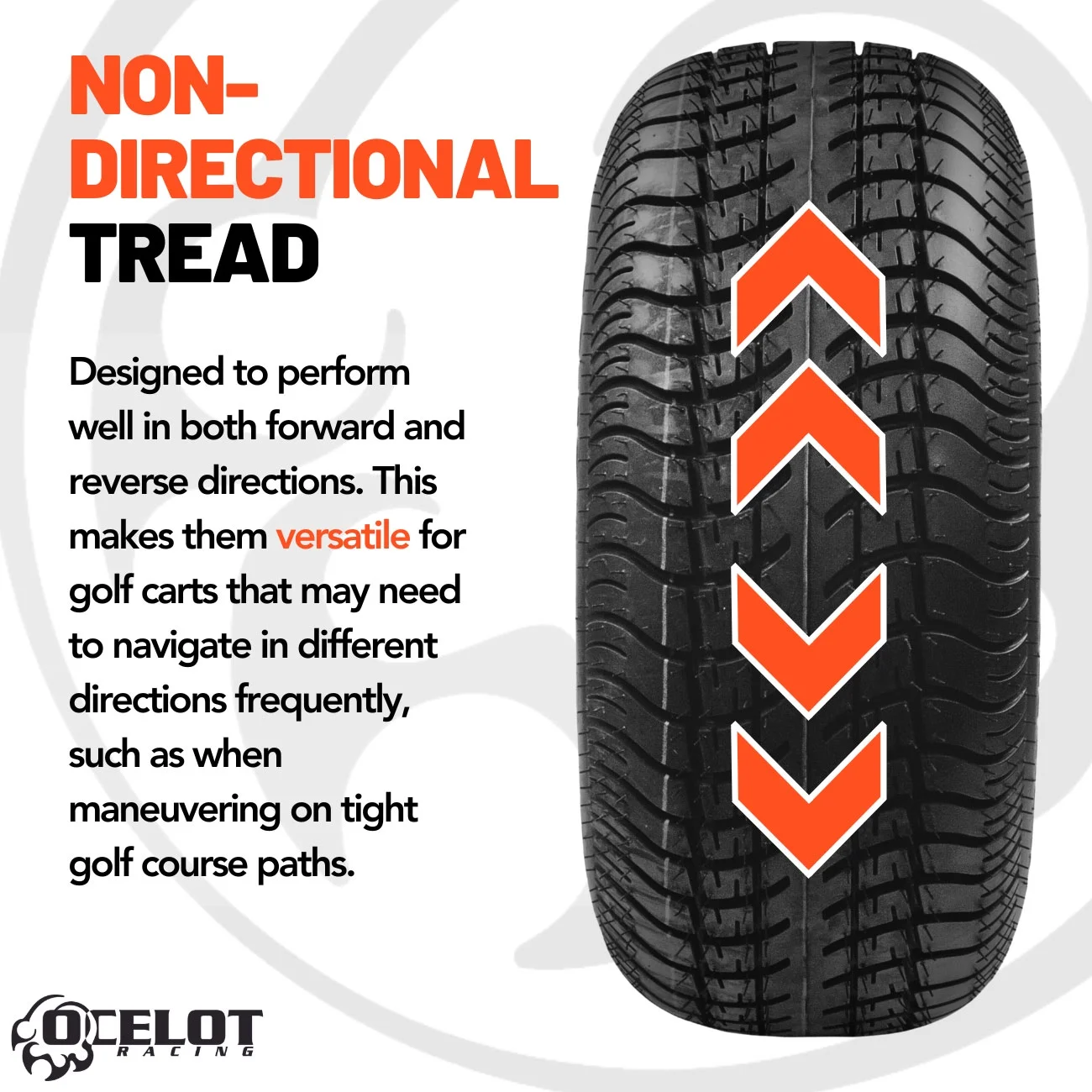 205/30-12 Ocelot Course Pro Golf Cart Tire - Inhomebuy