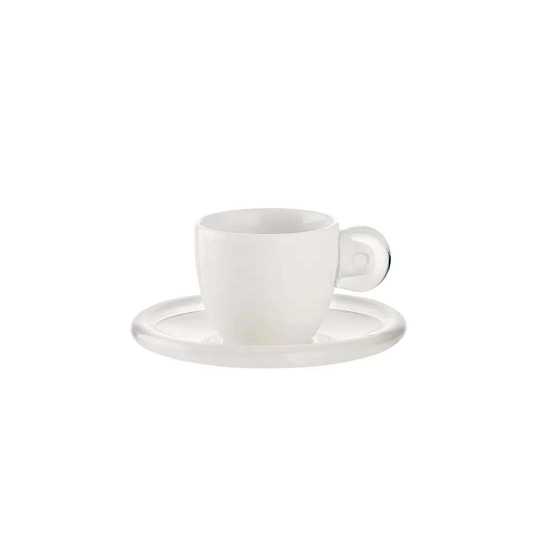 Set 6 Espresso Cups With Saucers Gocce - Inhomebuy