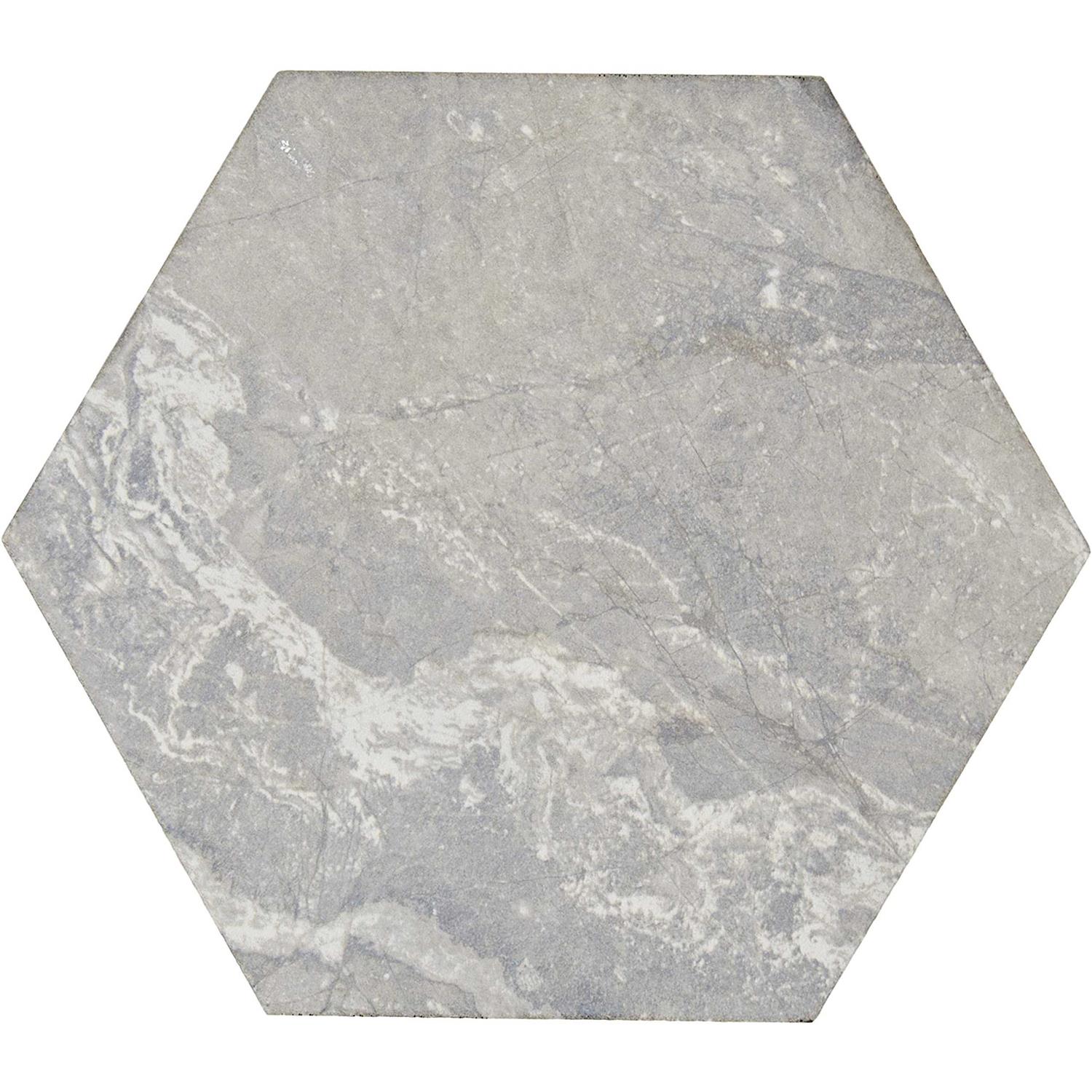 Daltile Perpetuo 8 X 8 Hexagon Porcelain Marble Look Wall & Floor Tile in Matte - Inhomebuy