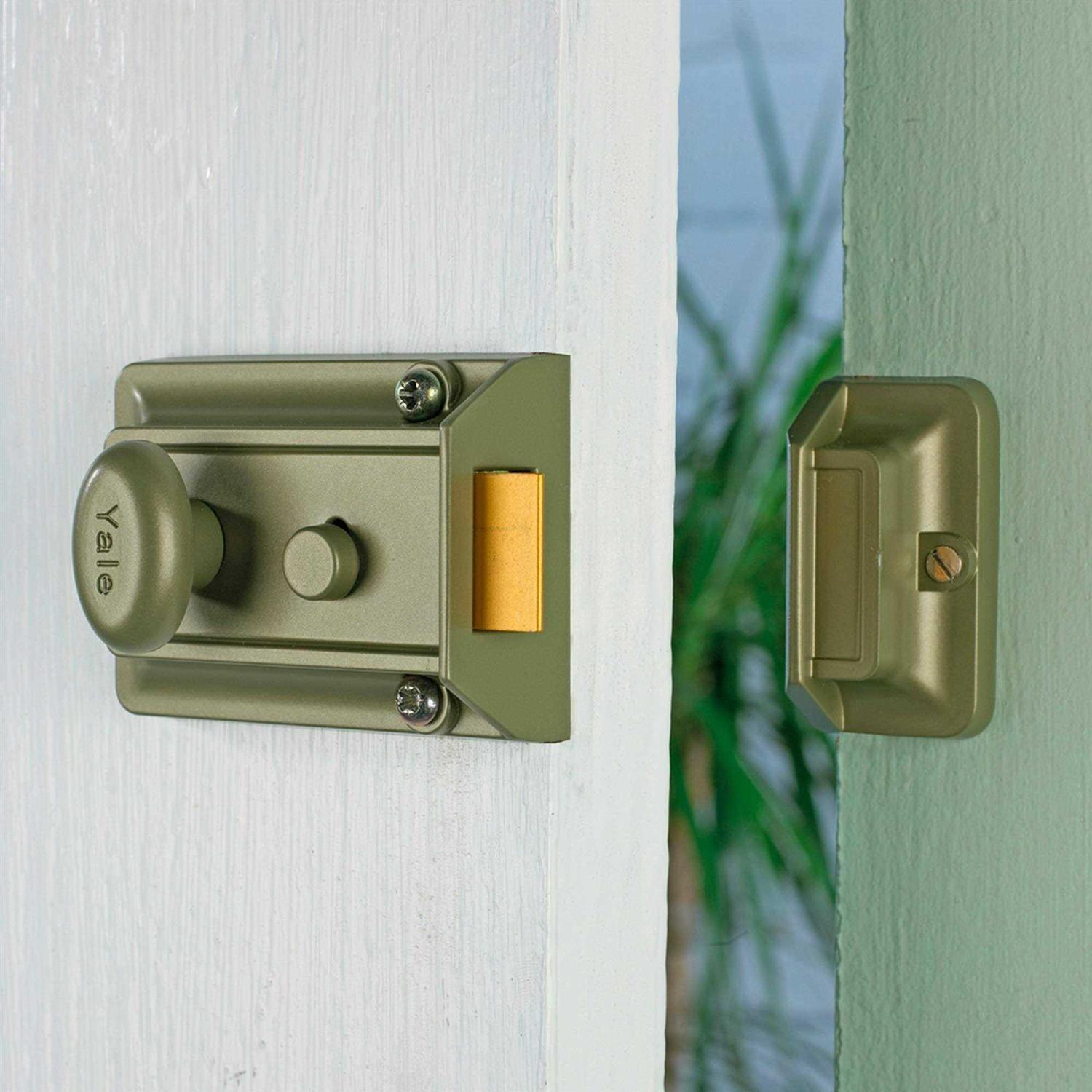 Yale NTB610-ZW2-626 nexTouch Z-Wave Push Button Lever Lock - Inhomebuy