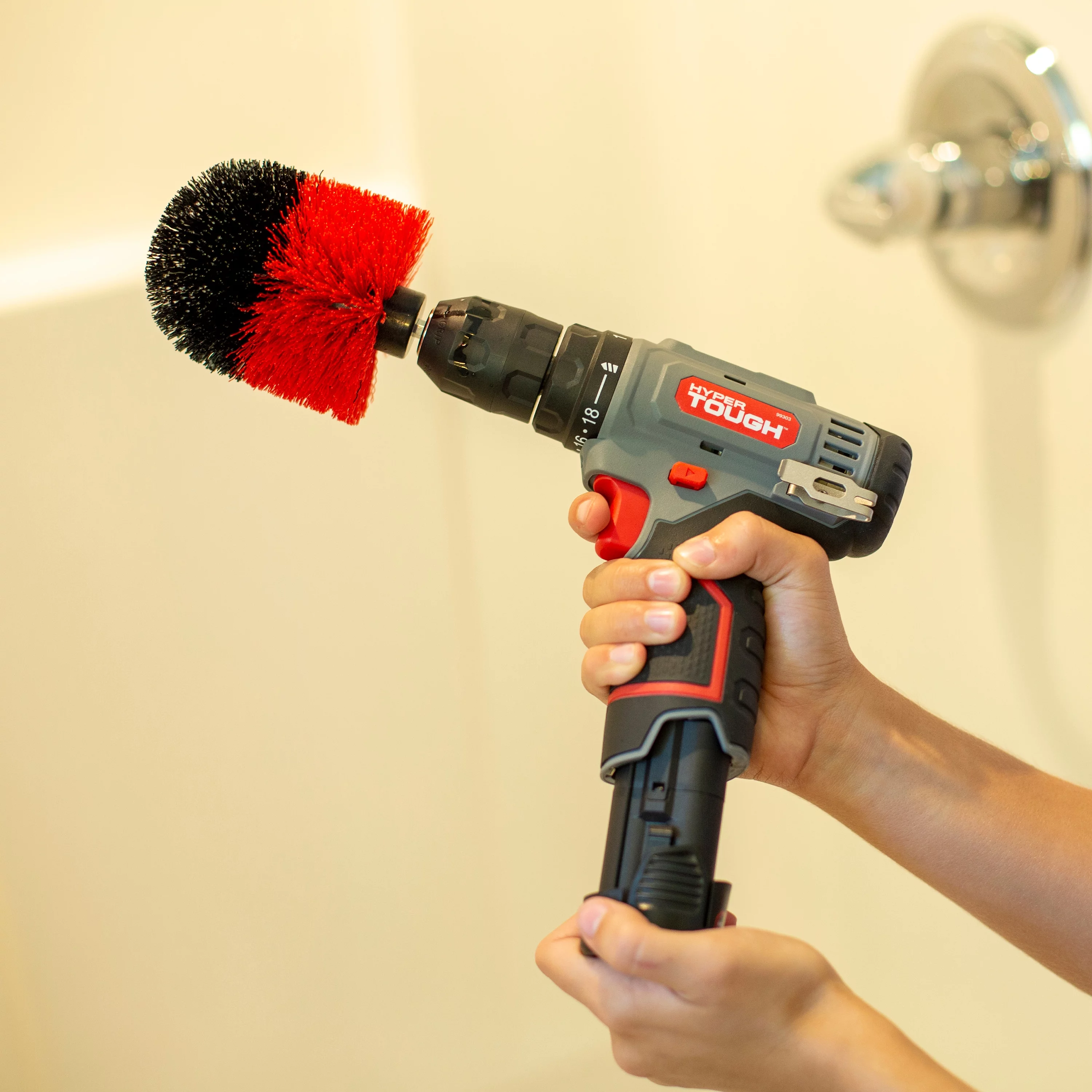 Hyper Tough 12V Max Lithium-Ion Cordless 2-Speed Drill Driver with 1.5Ah Battery and Charger, Model 98823 - Inhomebuy