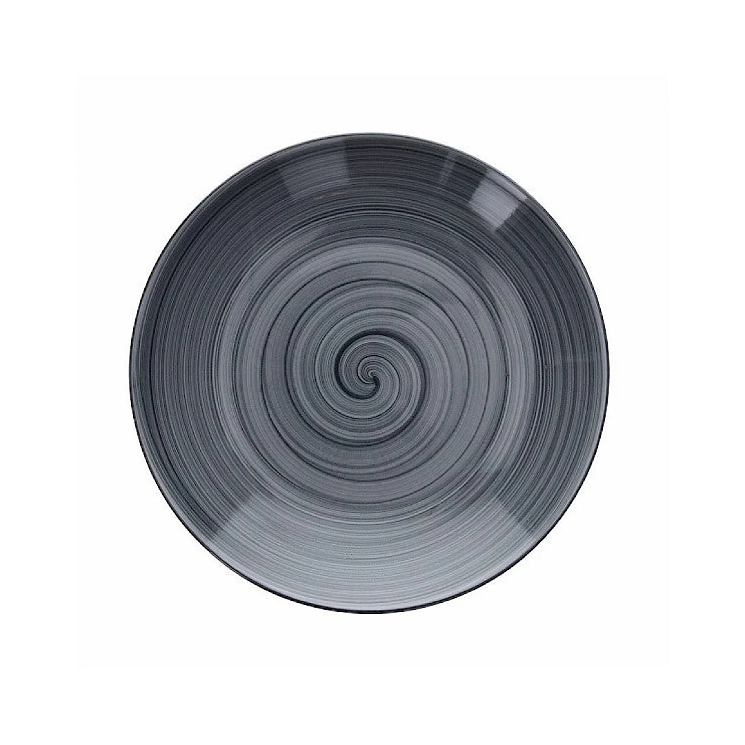 Coupe Giotto Round Deep Plate 30cm Gris - Inhomebuy