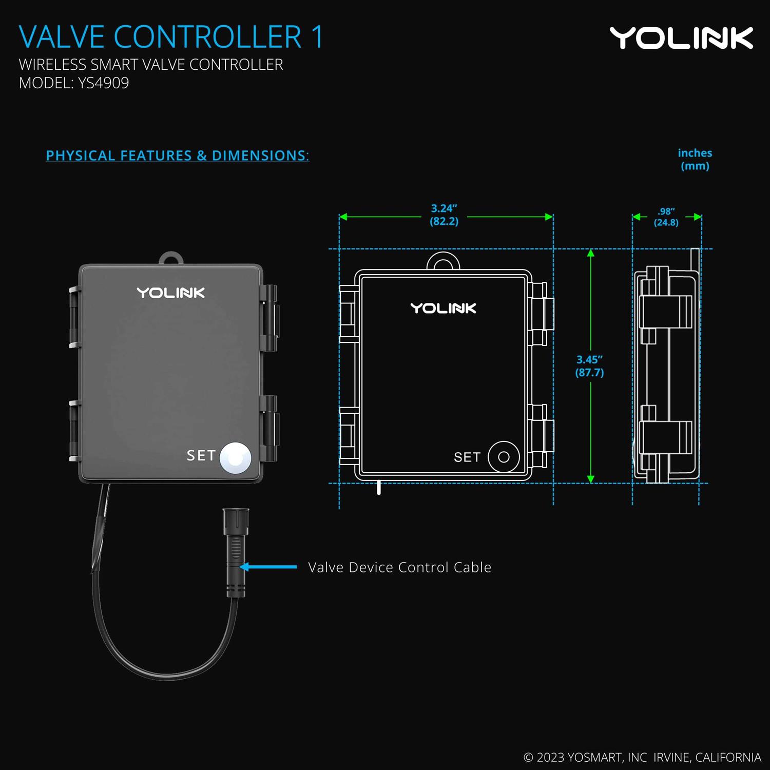 Yolink Wireless Smart Valve Control Kit - Inhomebuy